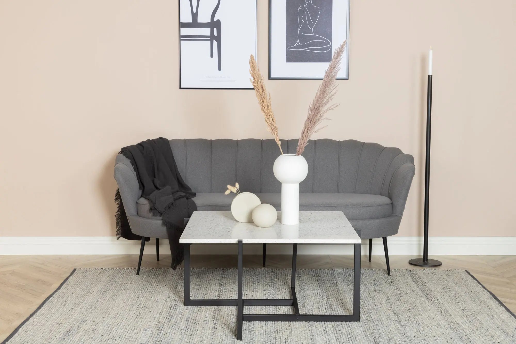 Canapé 3 places Calais - 180 x 78 - Polyester