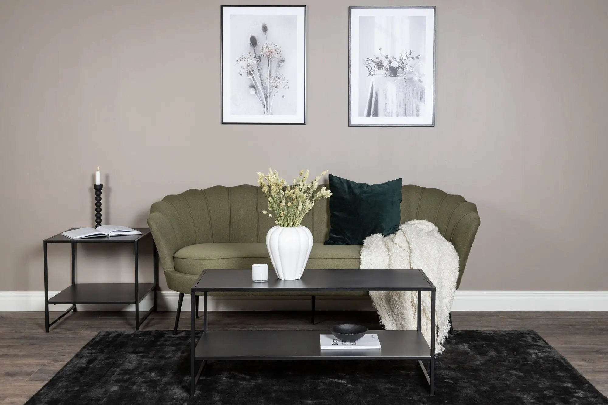 Canapé 3 places Calais - 180 x 78 - Polyester