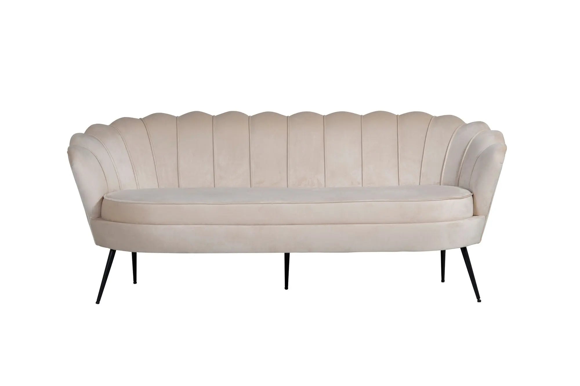 Canapé 3 places Calais - 180 x 78 - Polyester Velvet
