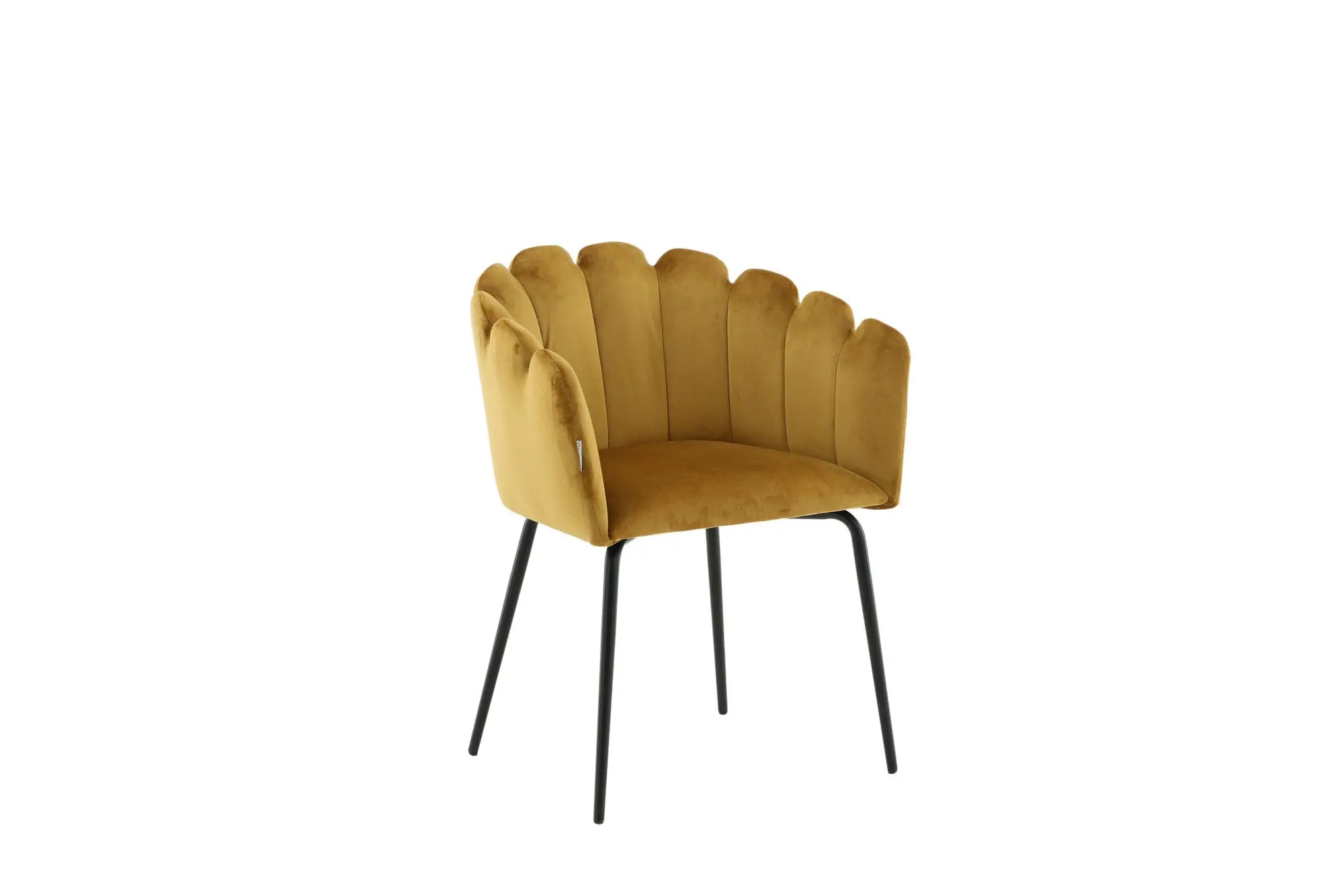 Chaise de salle à manger Limhamn - 54 x 61 x 76,56 - Polyester Velvet