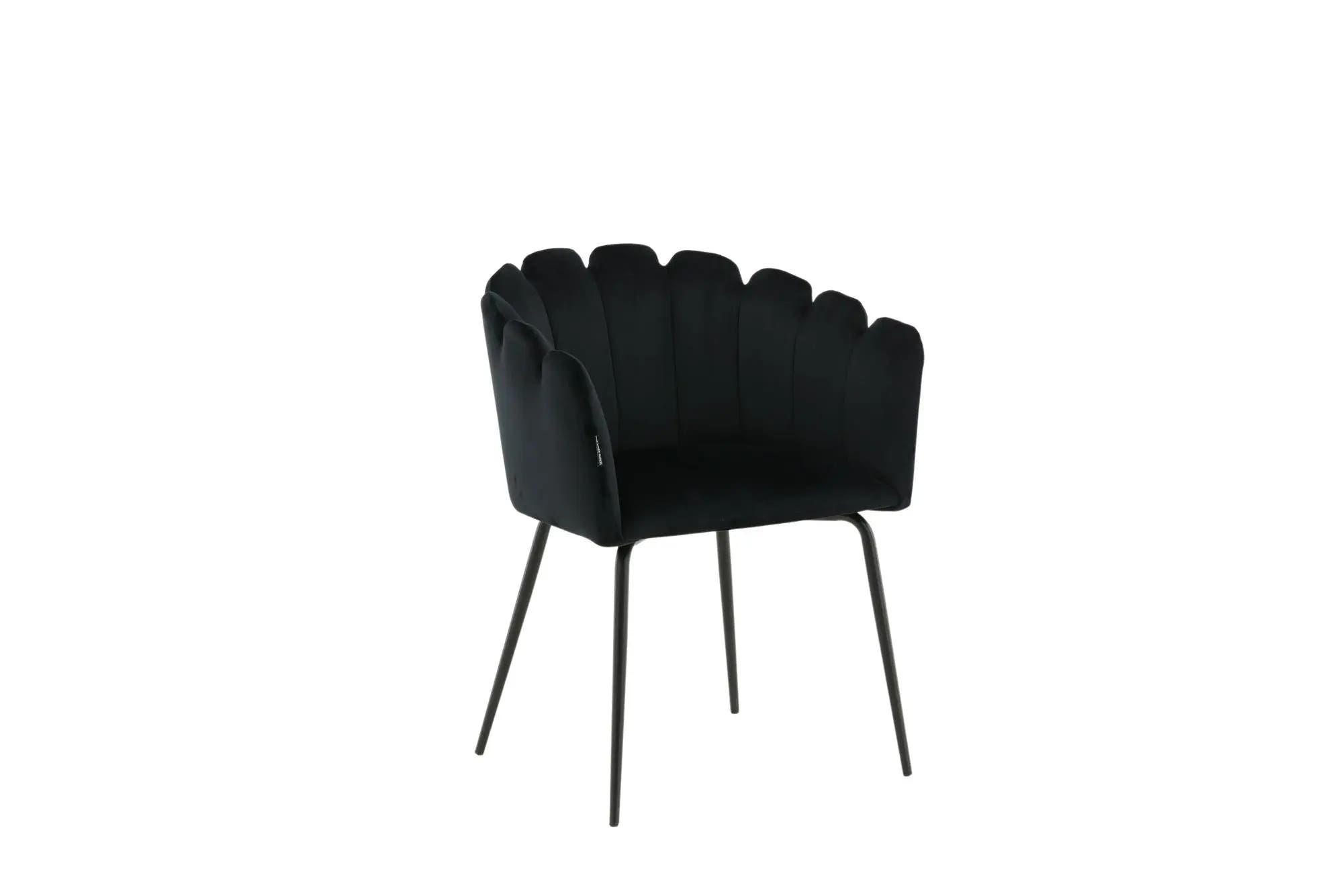 Chaise de salle à manger Limhamn - 54 x 61 x 76,56 - Polyester Velvet