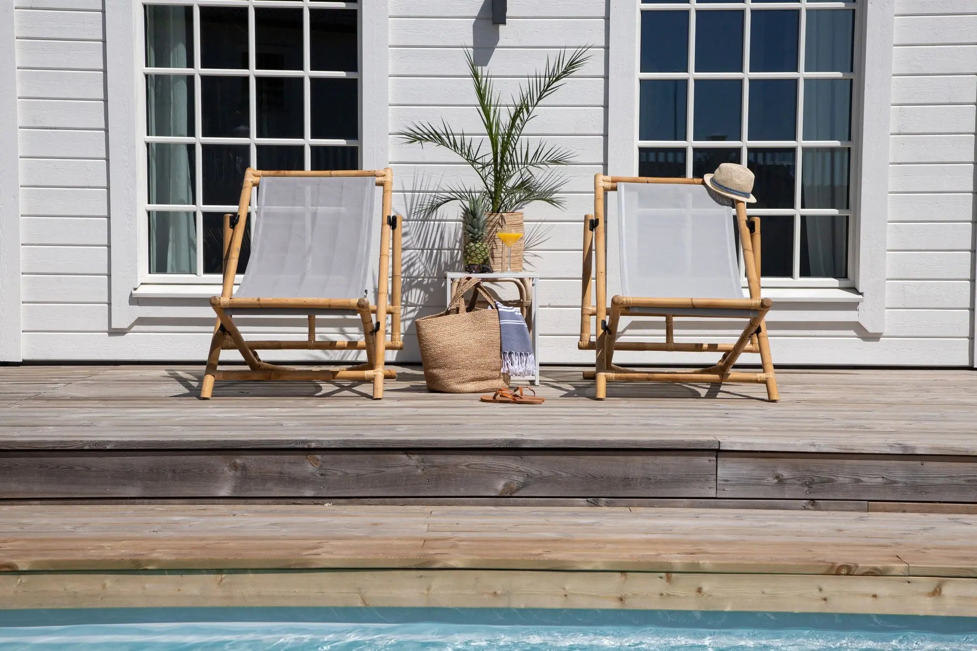 Chaise longue pliable Cane  Loome