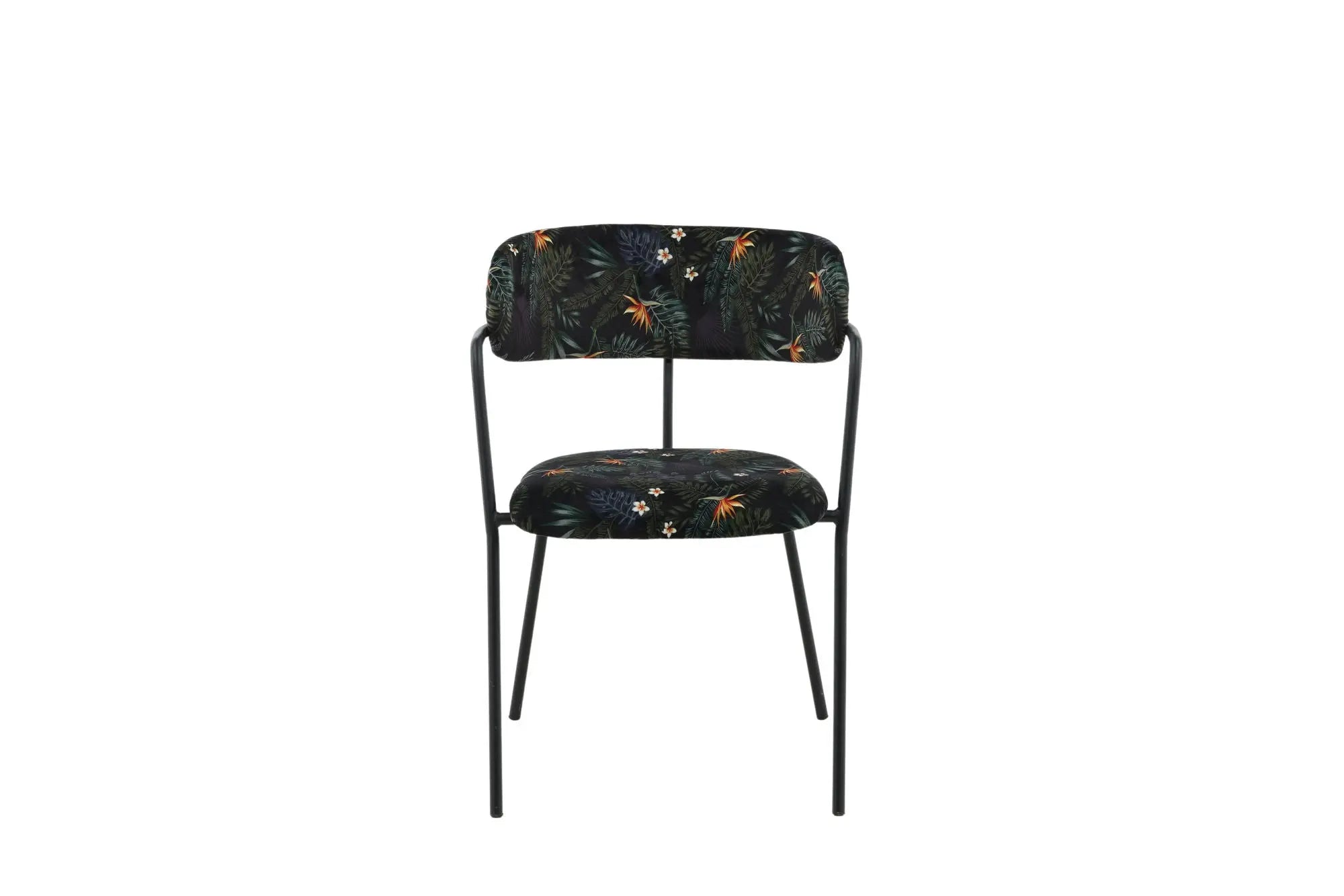 Lot de 2 chaises de salle à manger Arrow - 61 x 58 x 79 - Polyester Velvet
