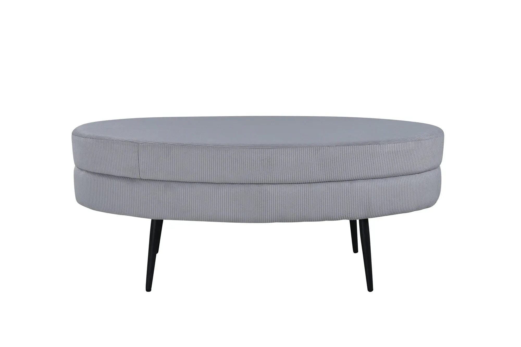 Pouf Otto - 100 x 40 x 41 - Polyester velours côtelé
