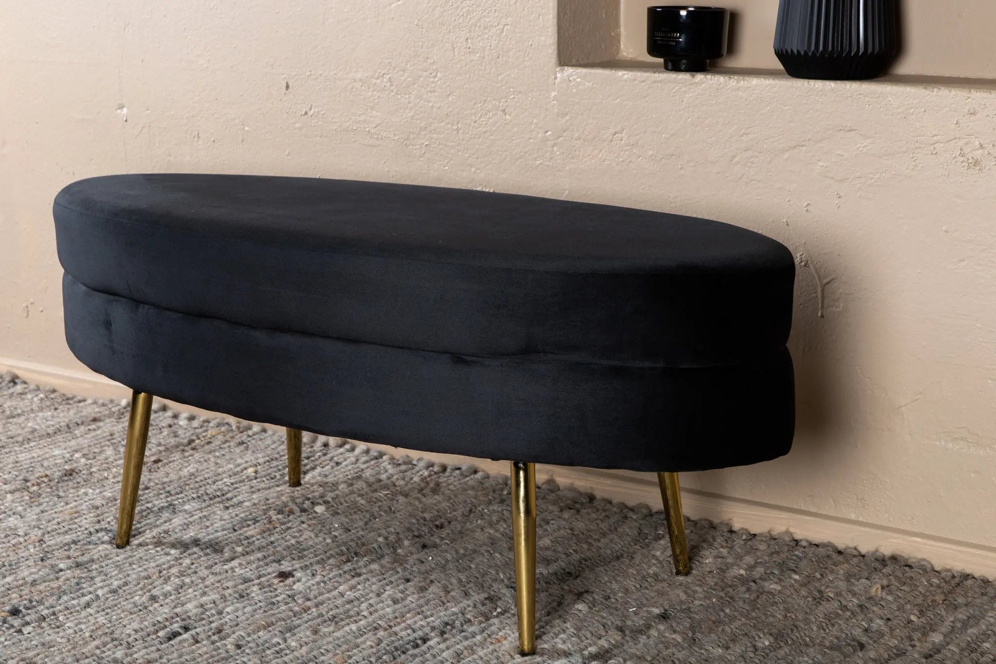 Pouf Otto - 100 x 40 x 41 - Polyester Velvet