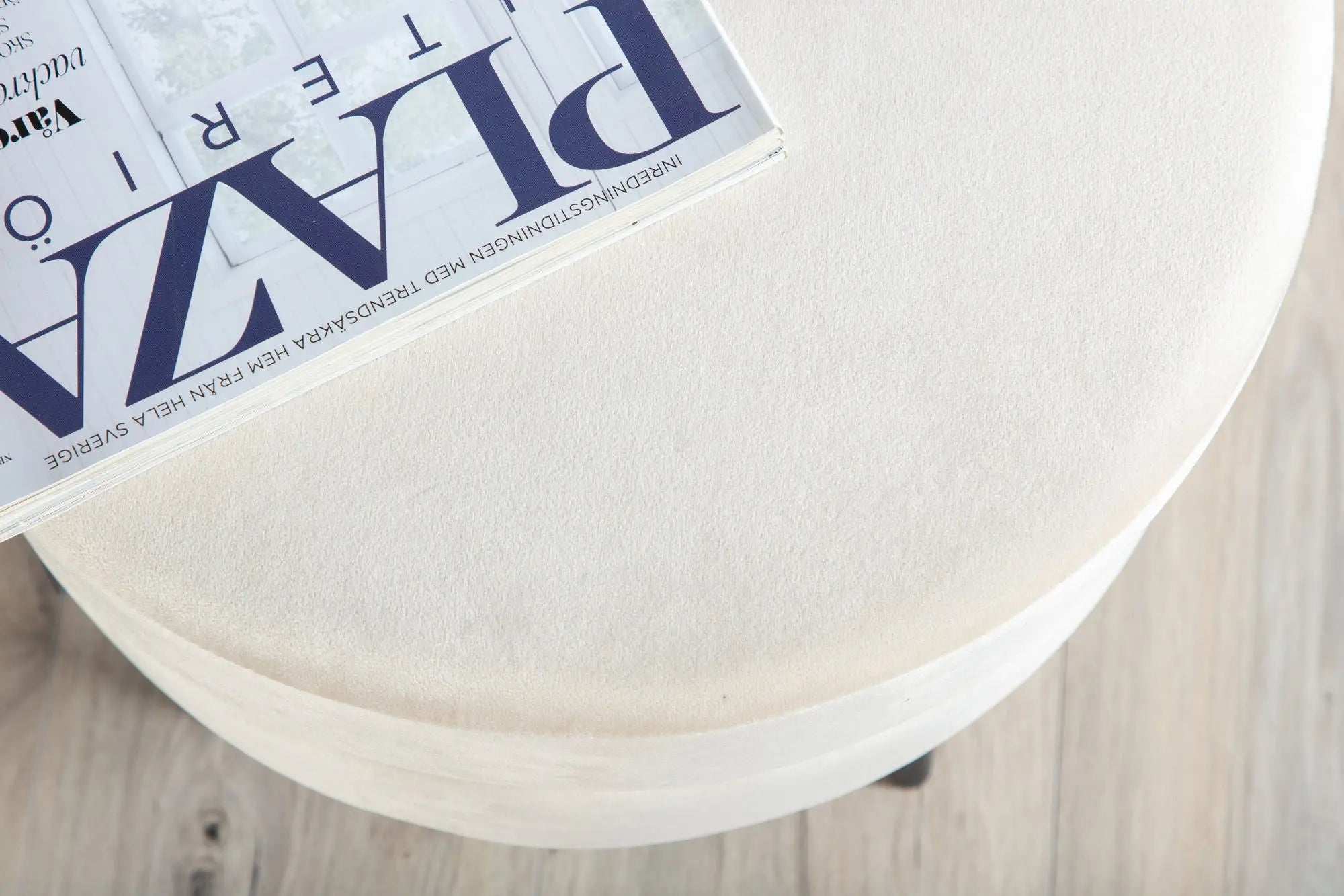 Pouf Pot - ø40 - Polyester Velvet