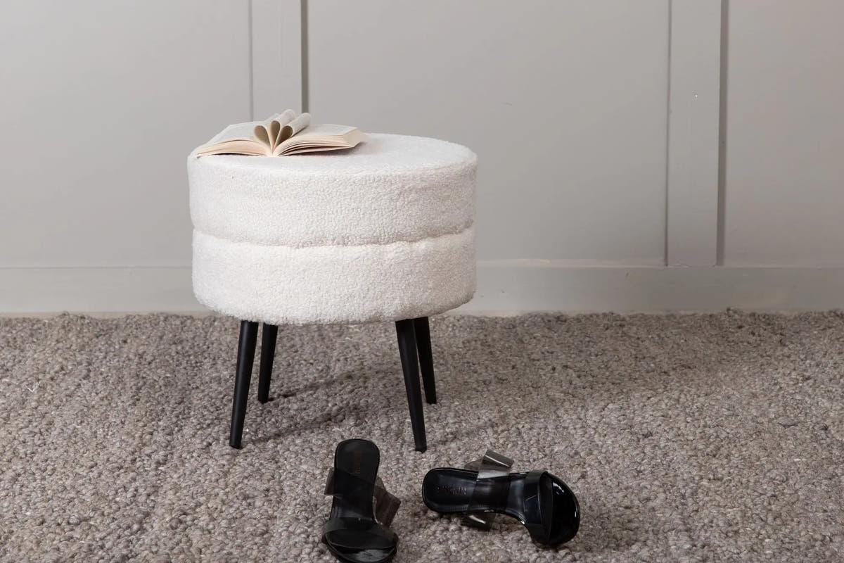 Pouf Pot - ø40 - Nounours en polyester
