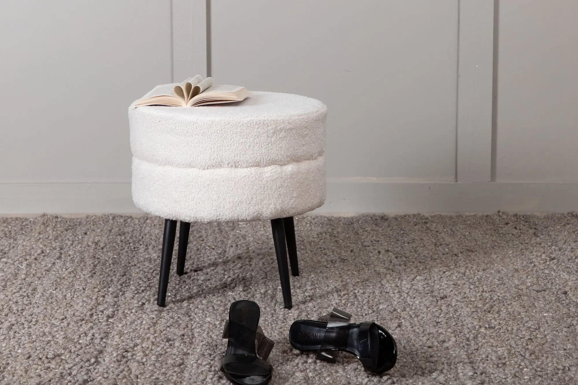 Pouf Pot - ø40 - Nounours en polyester