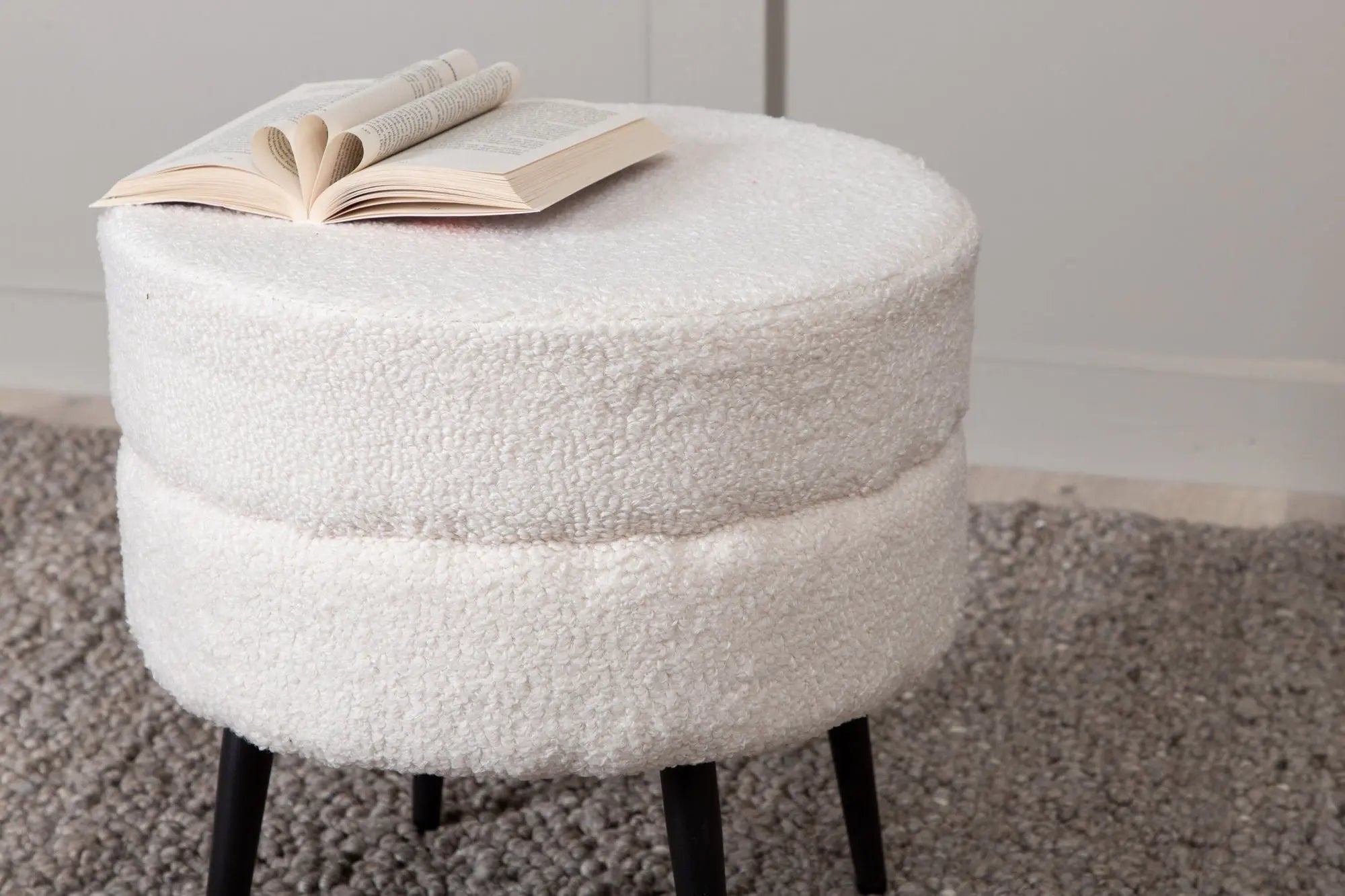 Pouf Pot - ø40 - Nounours en polyester