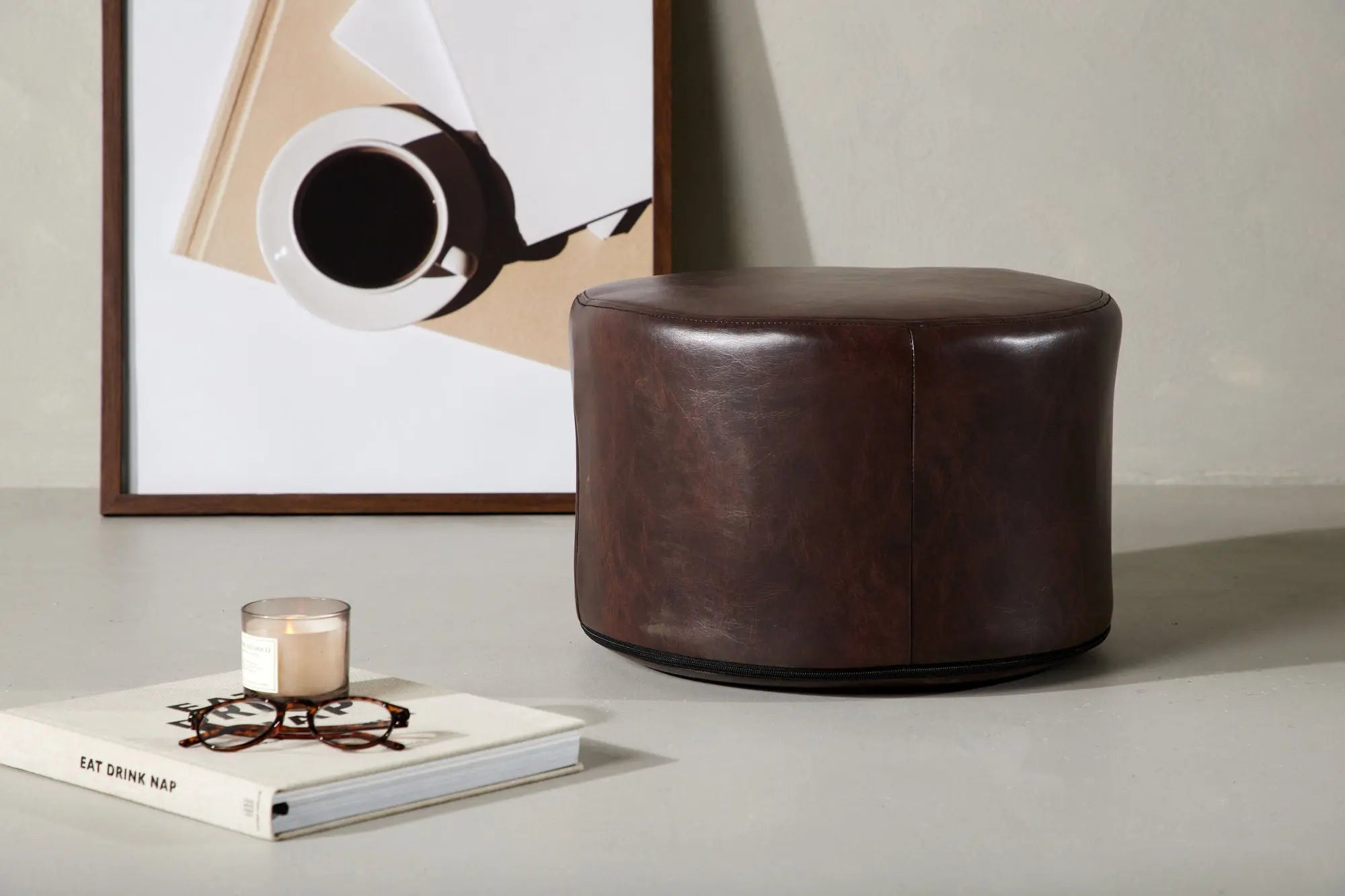 Pouf Ottoman - ø41 - PU