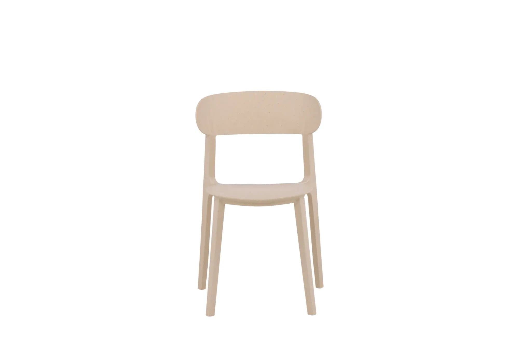 Lot de 2 chaises de salle à manger Åstol - 52 x 50 x 78,5 - Plastique