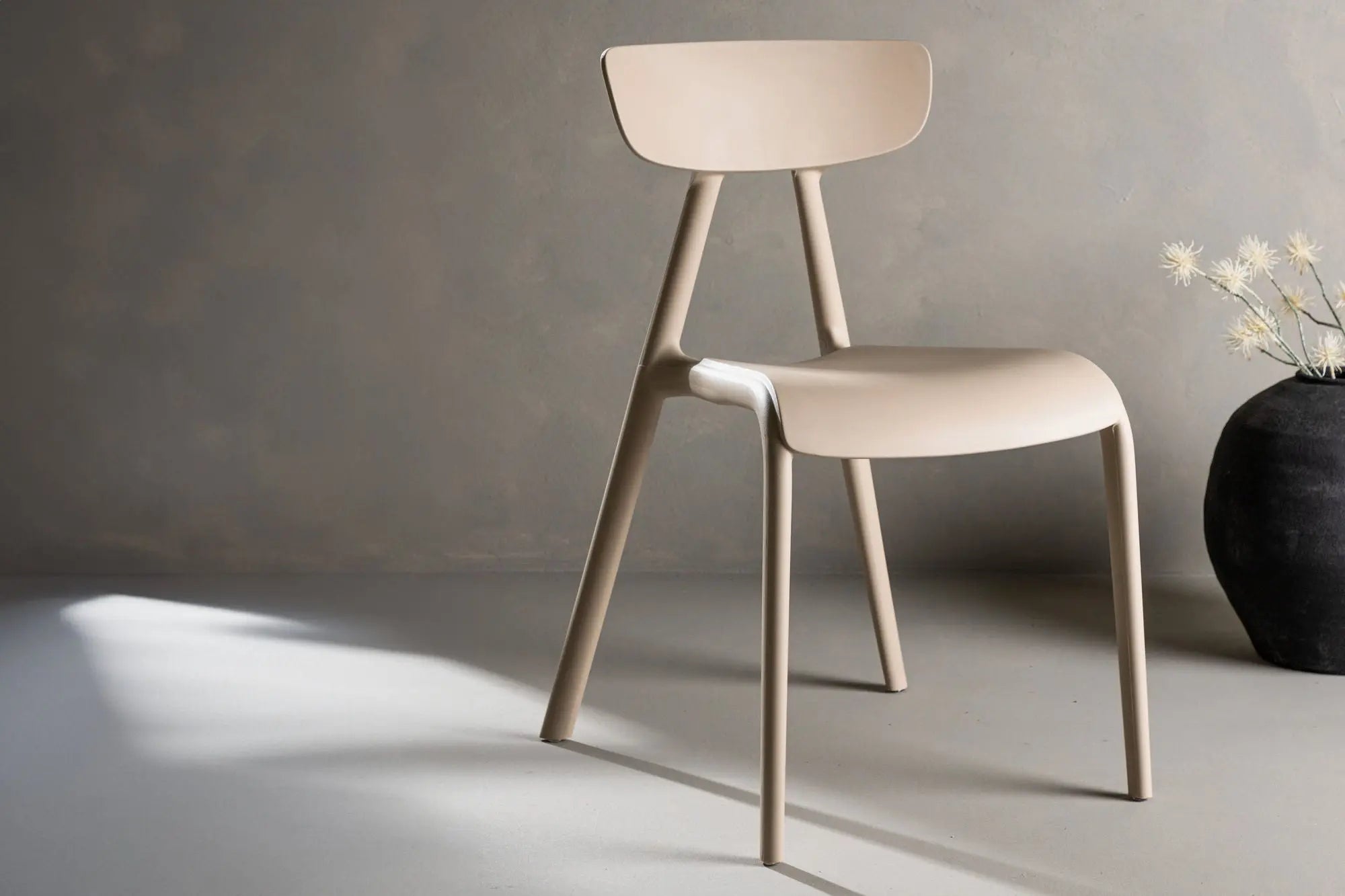 Lot de 2 chaises de salle à manger Ursholmen - 54 x 49 x 79,5 - Plastique