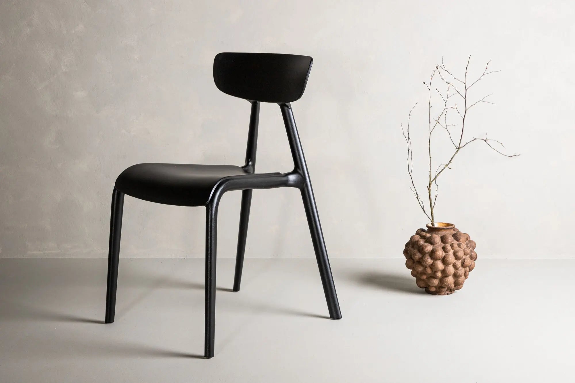 Lot de 2 chaises de salle à manger Ursholmen - 54 x 49 x 79,5 - Plastique