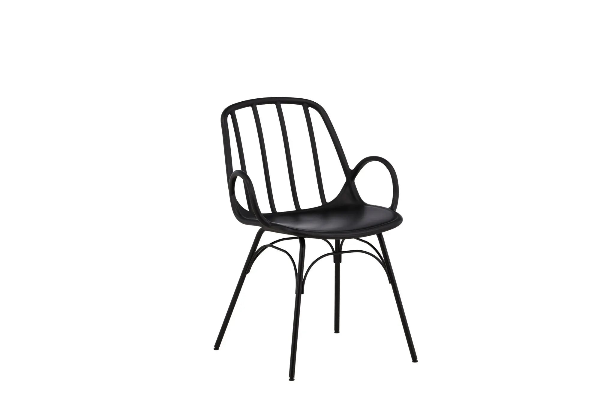 Lot de 2 chaises de salle à manger Dyrön - 59 x 55 x 81 - Plastique