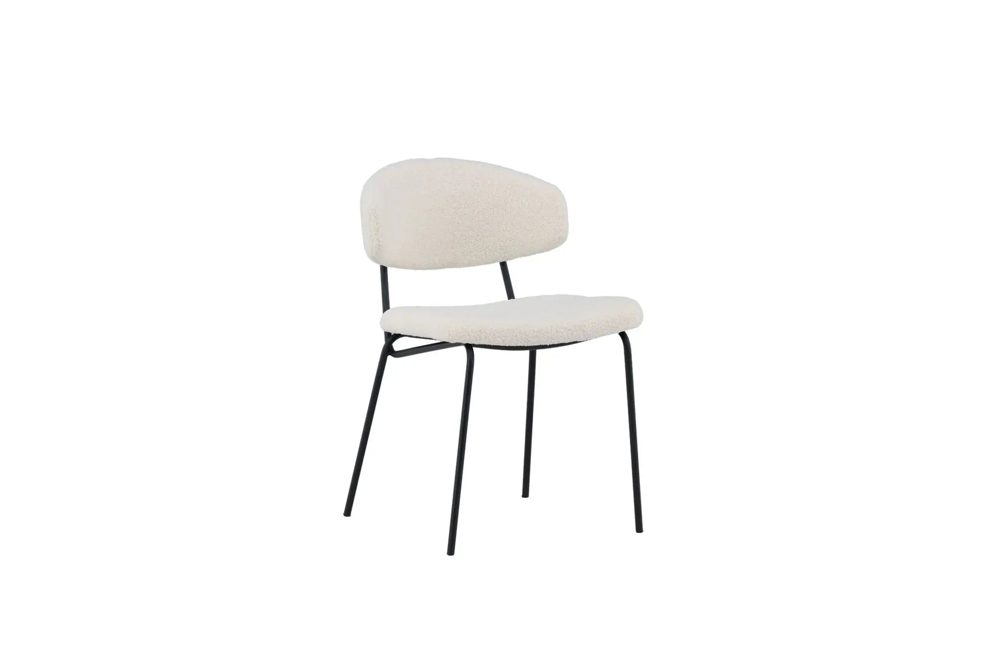 Lot de 2 chaises de salle à manger Chico - 57 x 50 x 79 - Acier