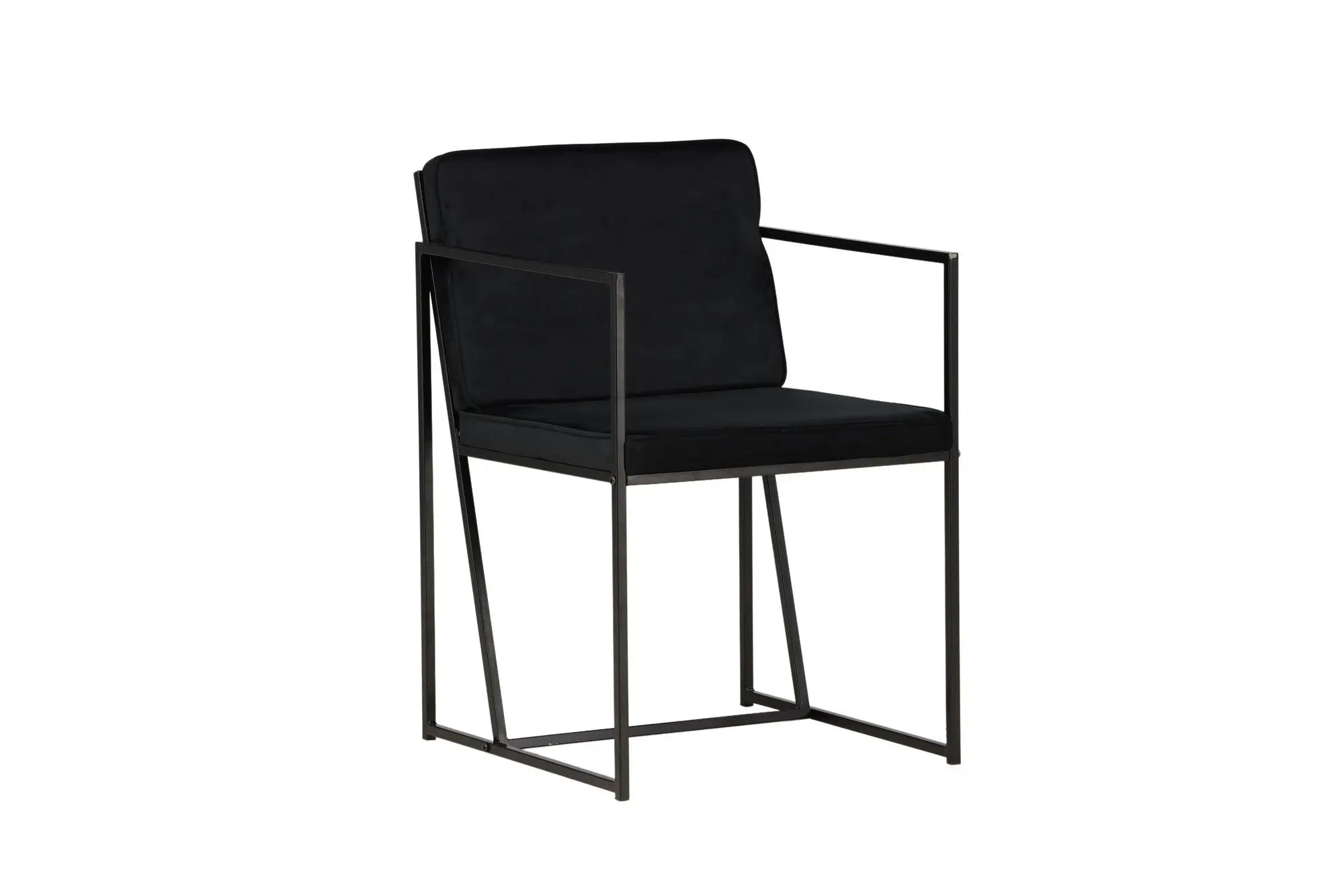 Lot de 2 chaises de salle à manger Richmond - 55 x 52 x 82 - Acier