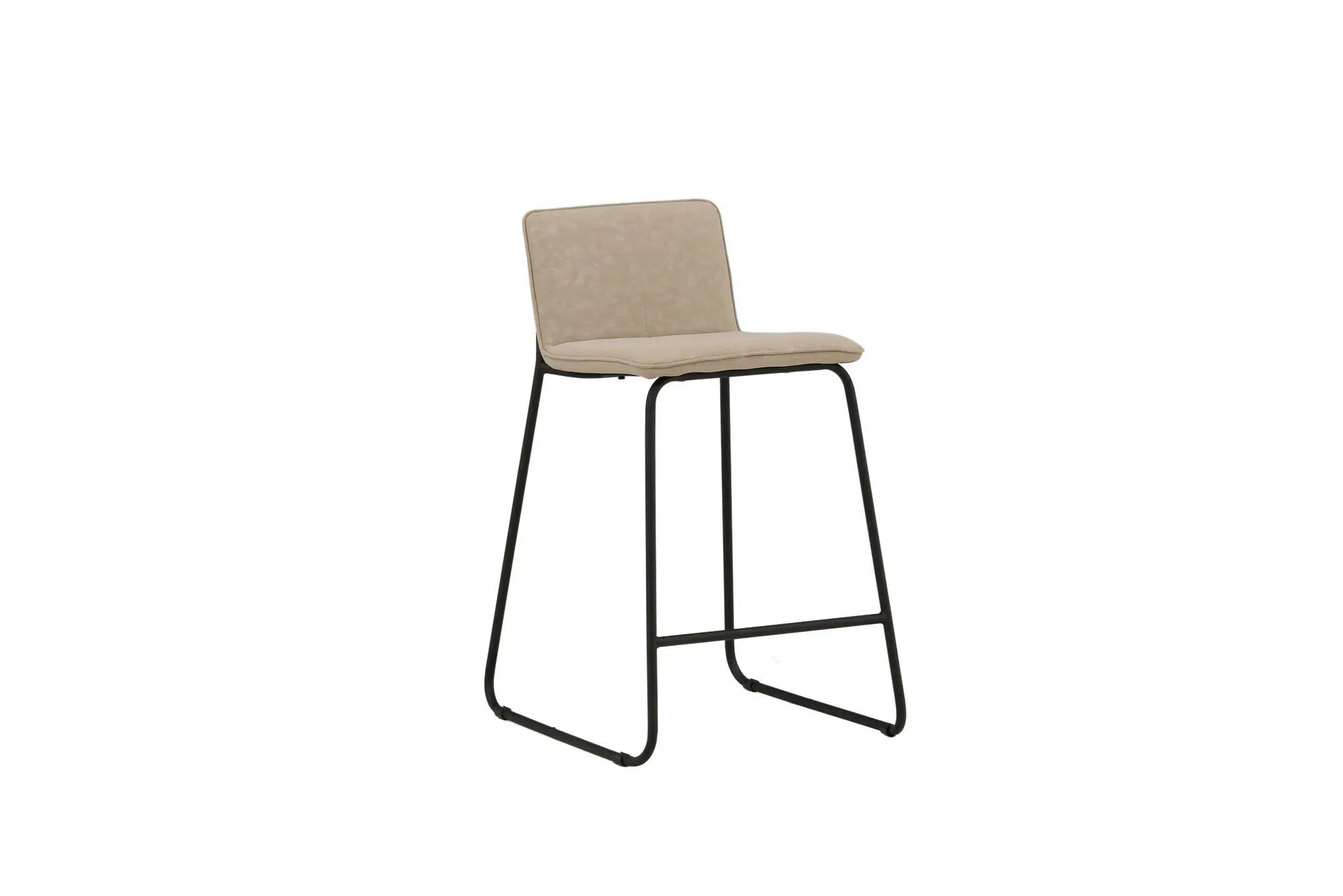 Lot de 2 tabourets de bar Bisbee - 50 x 41 x 84 - Acier