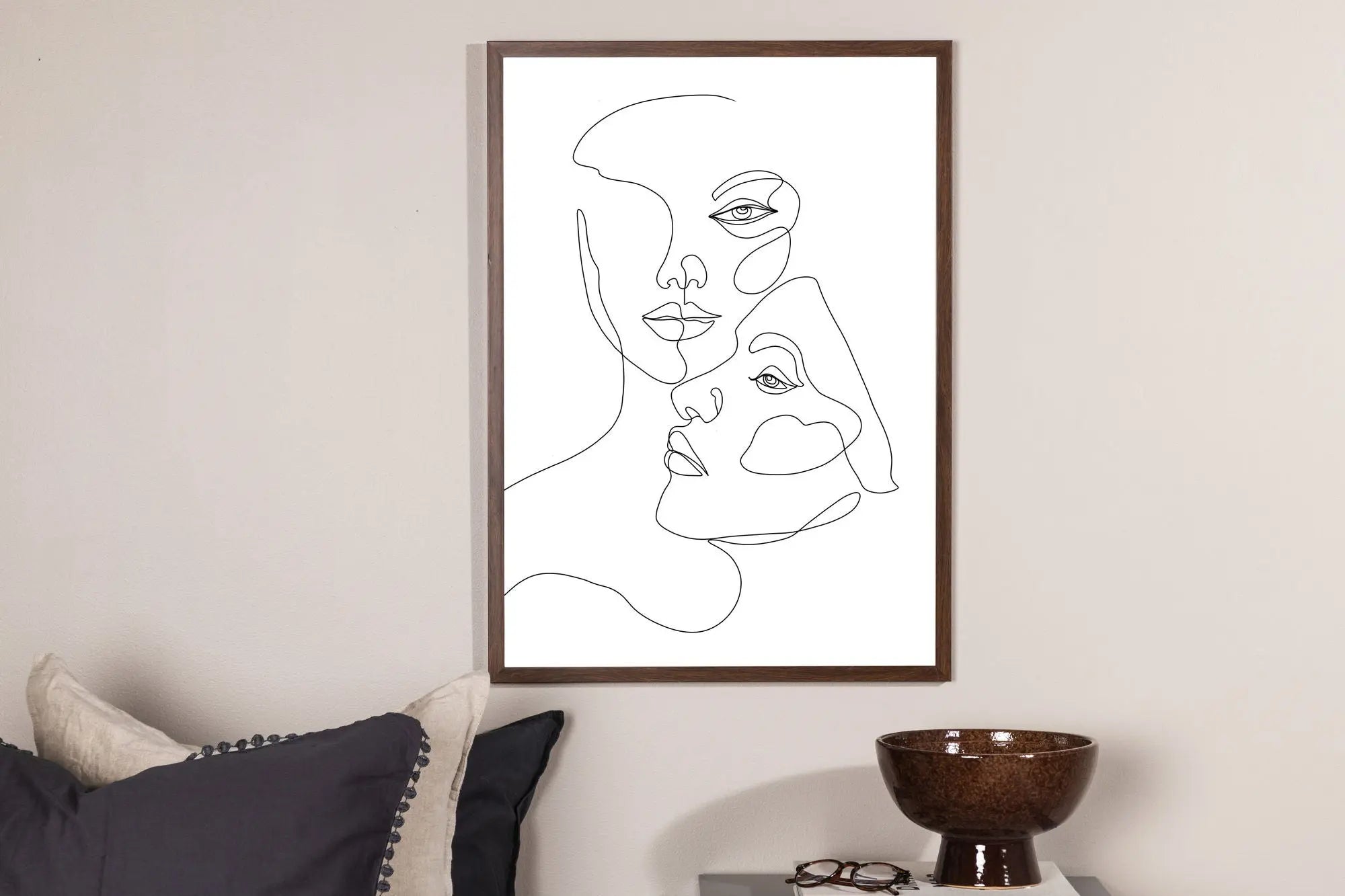 Affiche - Visages - 21 x 30 - Papier