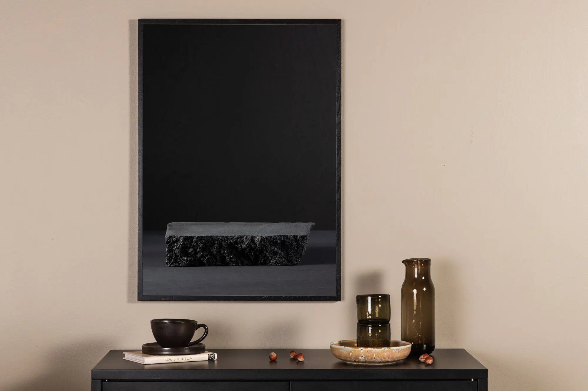 Affiche - Roche noire - 21 x 30 - Papier