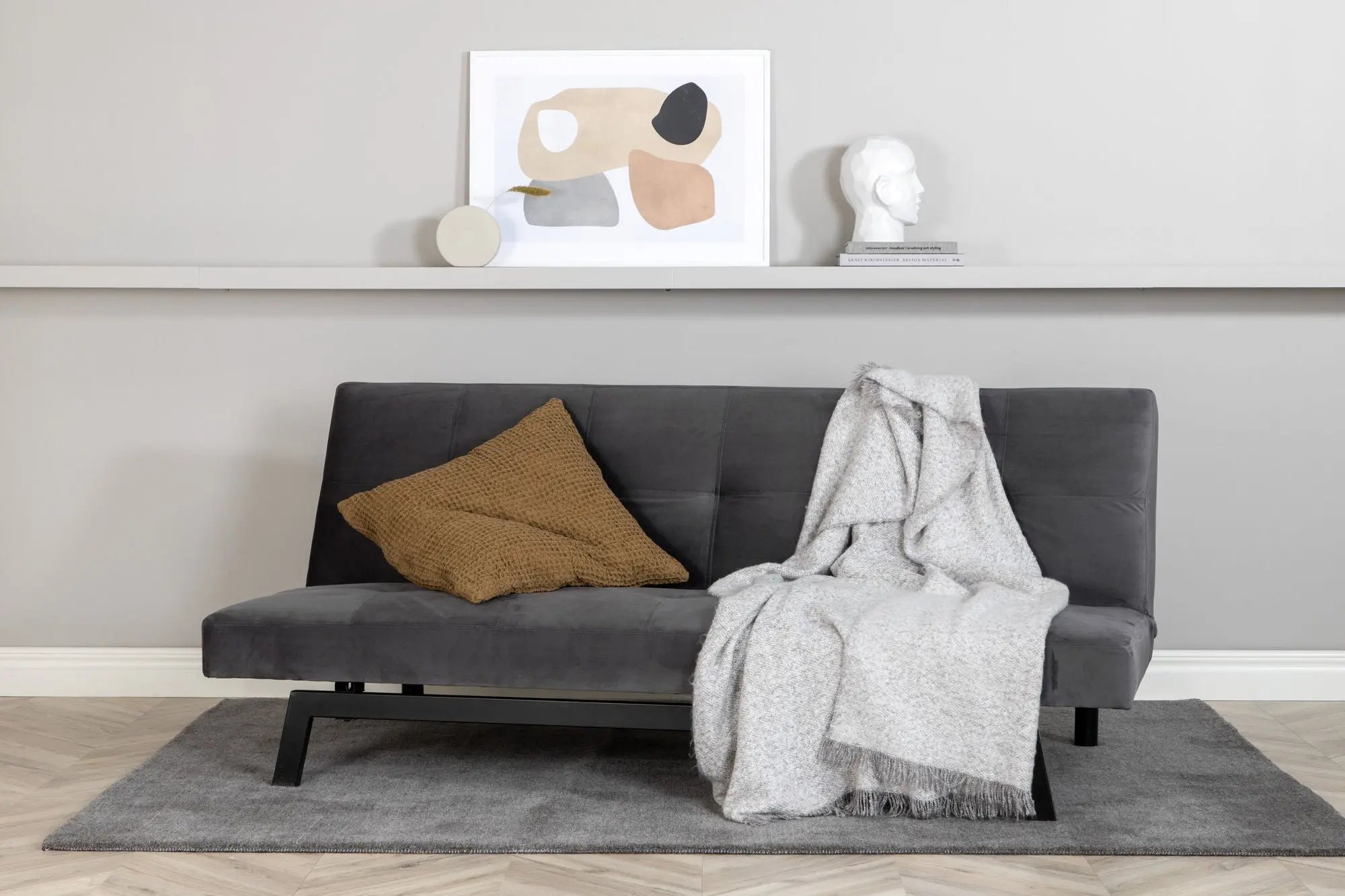 Canapé Bodil - 180 x 55 - Polyester Velvet