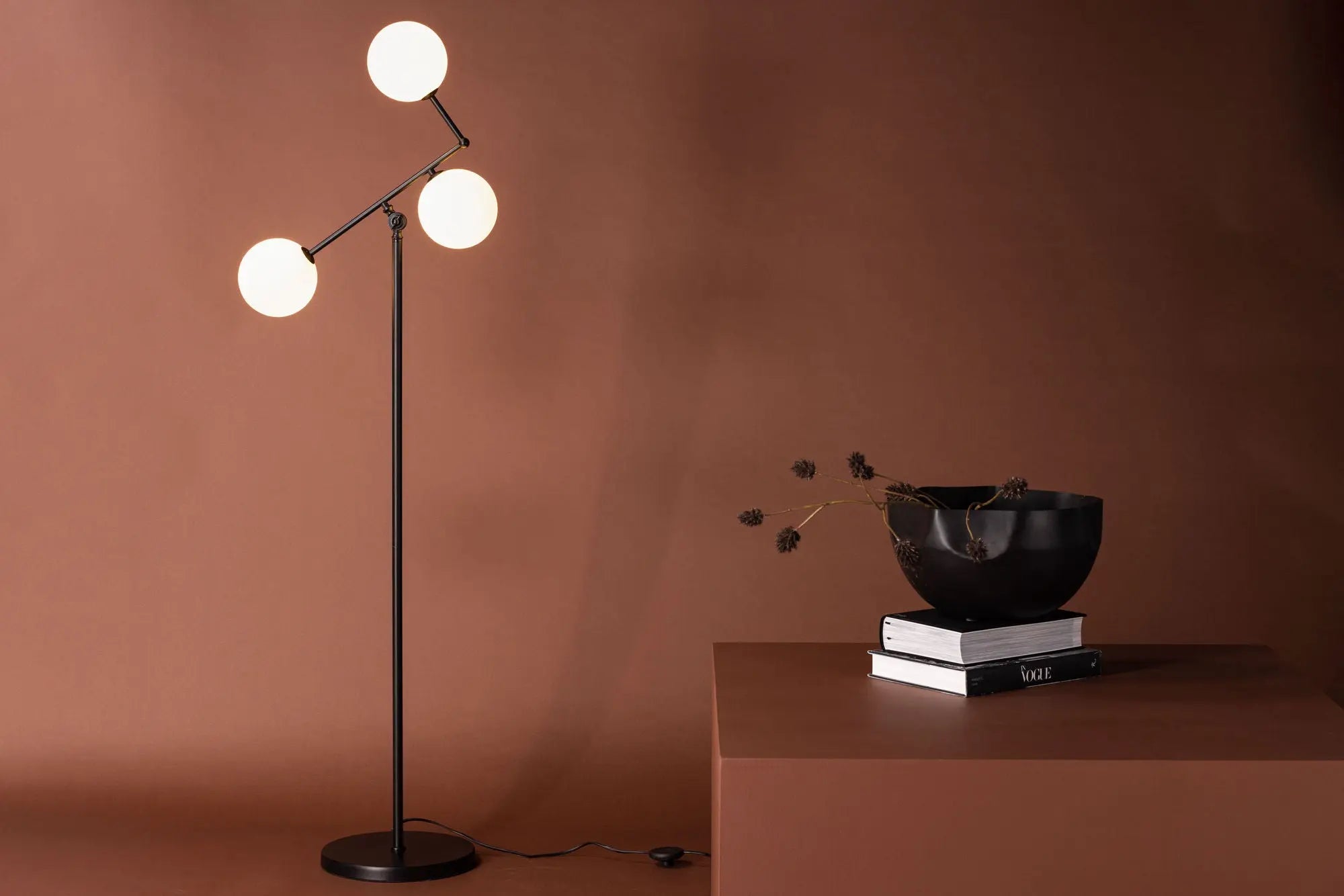 Lampadaire Marsan - 160 x 28 x 50 - Fer