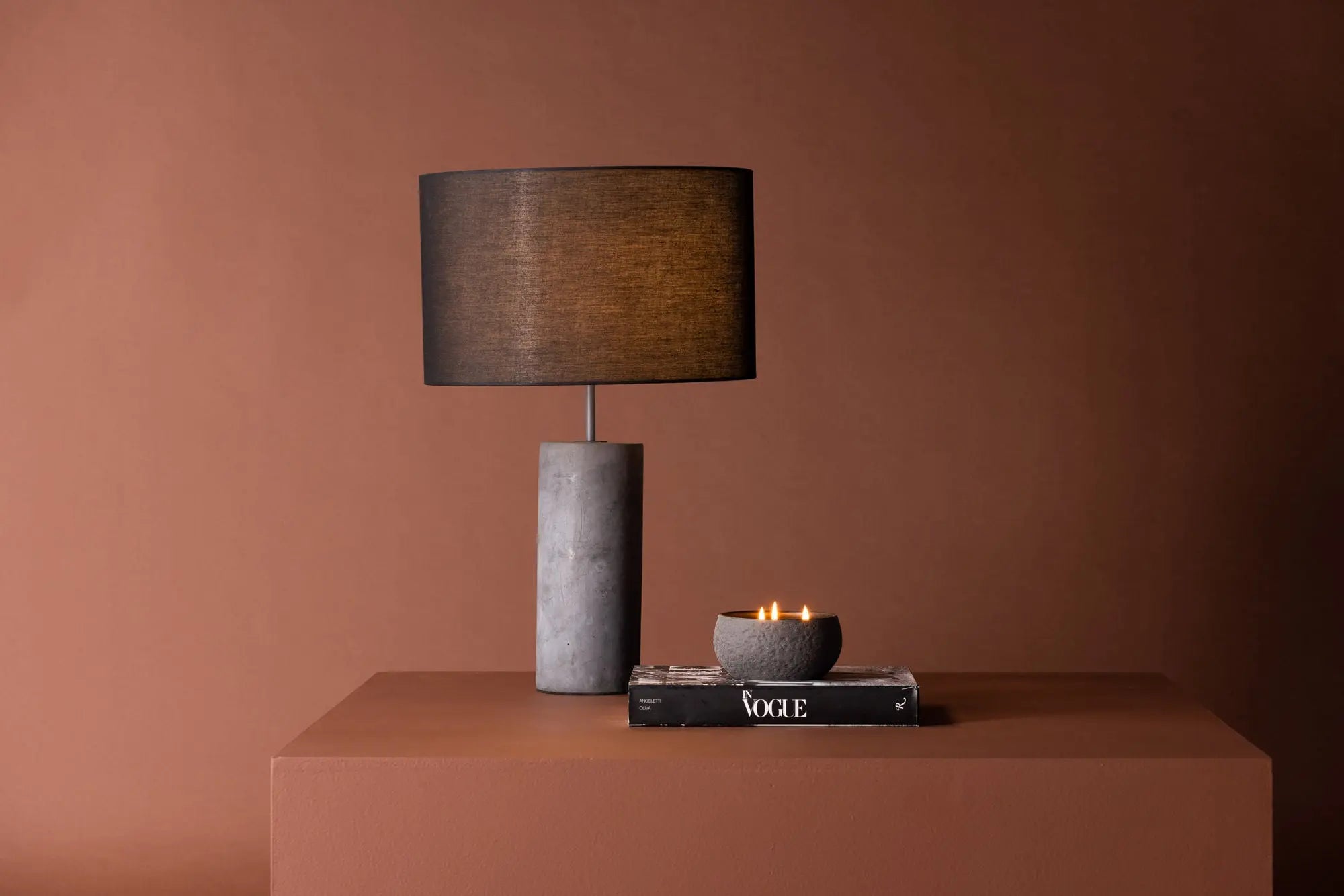 Lampe de table Nancy - 63 x 40 x 40 - Béton