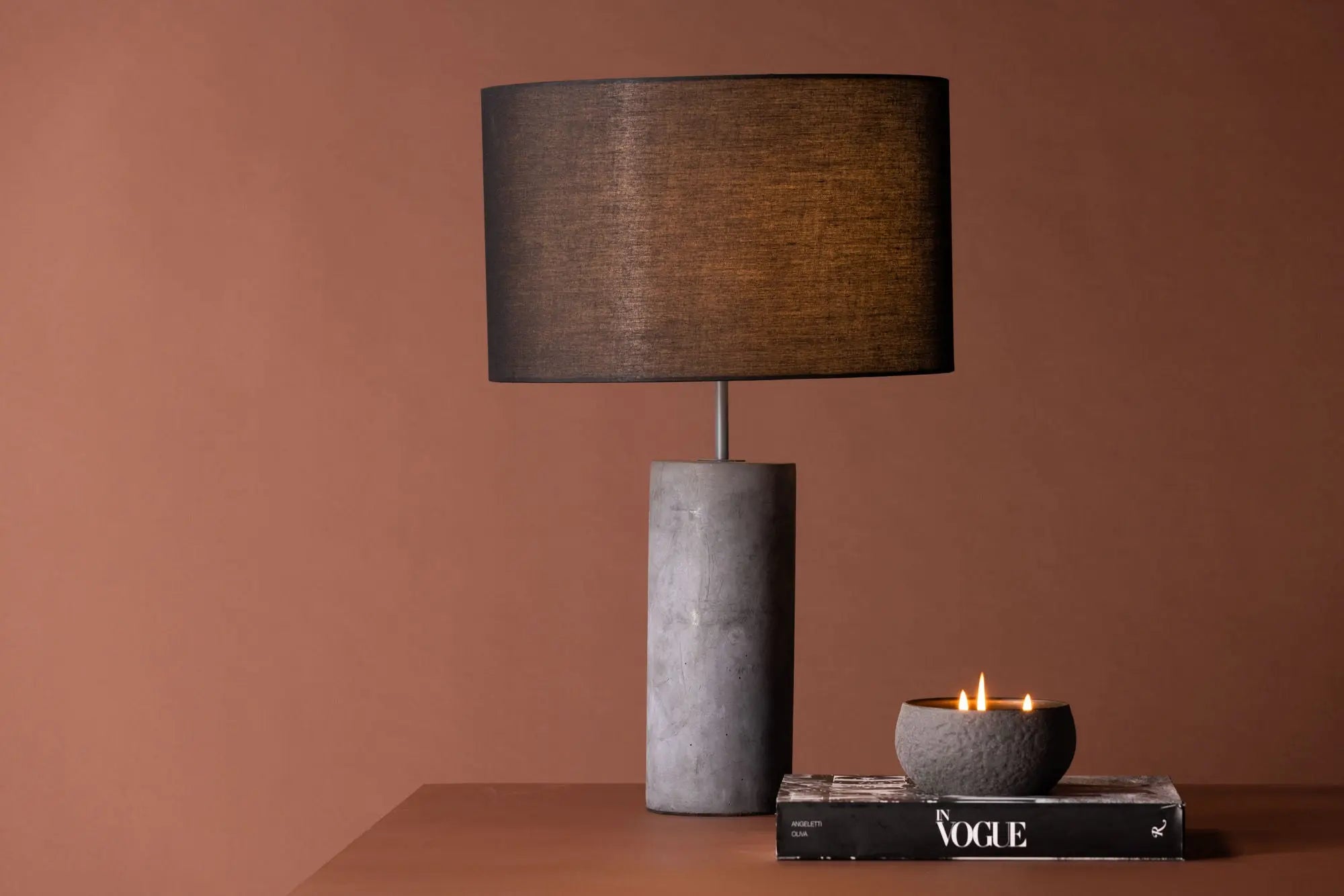 Lampe de table Nancy - 63 x 40 x 40 - Béton