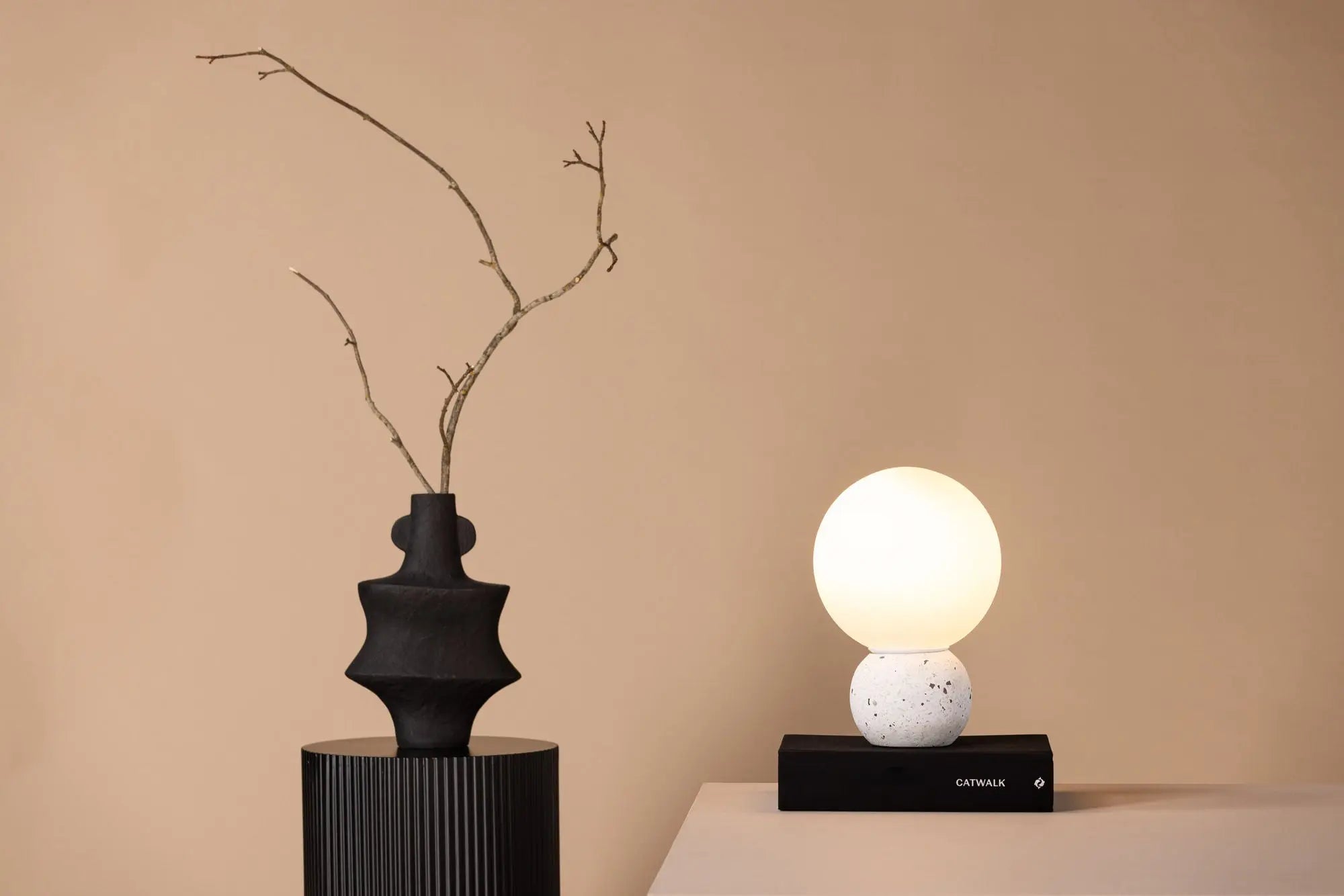 Lampe de table Metz - 29 x 20 x 20 - Granito