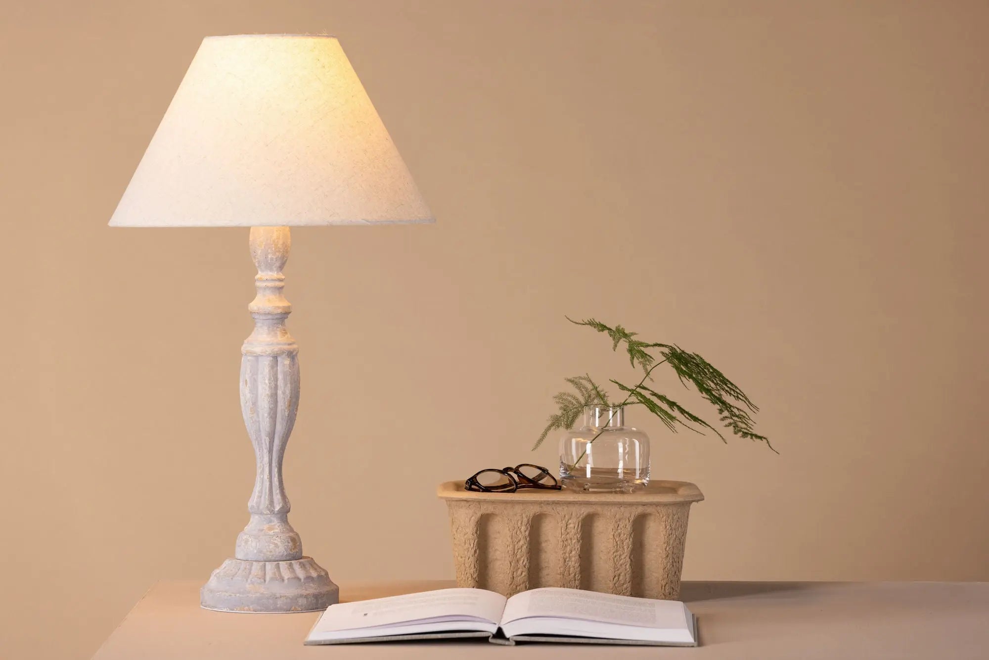 Lampe de table Caen - 62 x 35 x 35 - Bois
