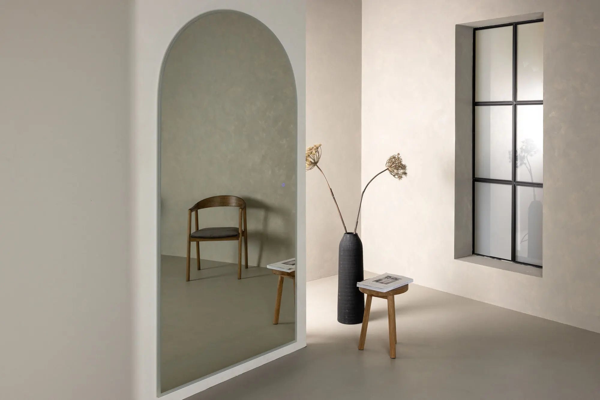 Grand miroir lumineux Skeppsvik x Josefin Lustig - 100 x 210 - Verre