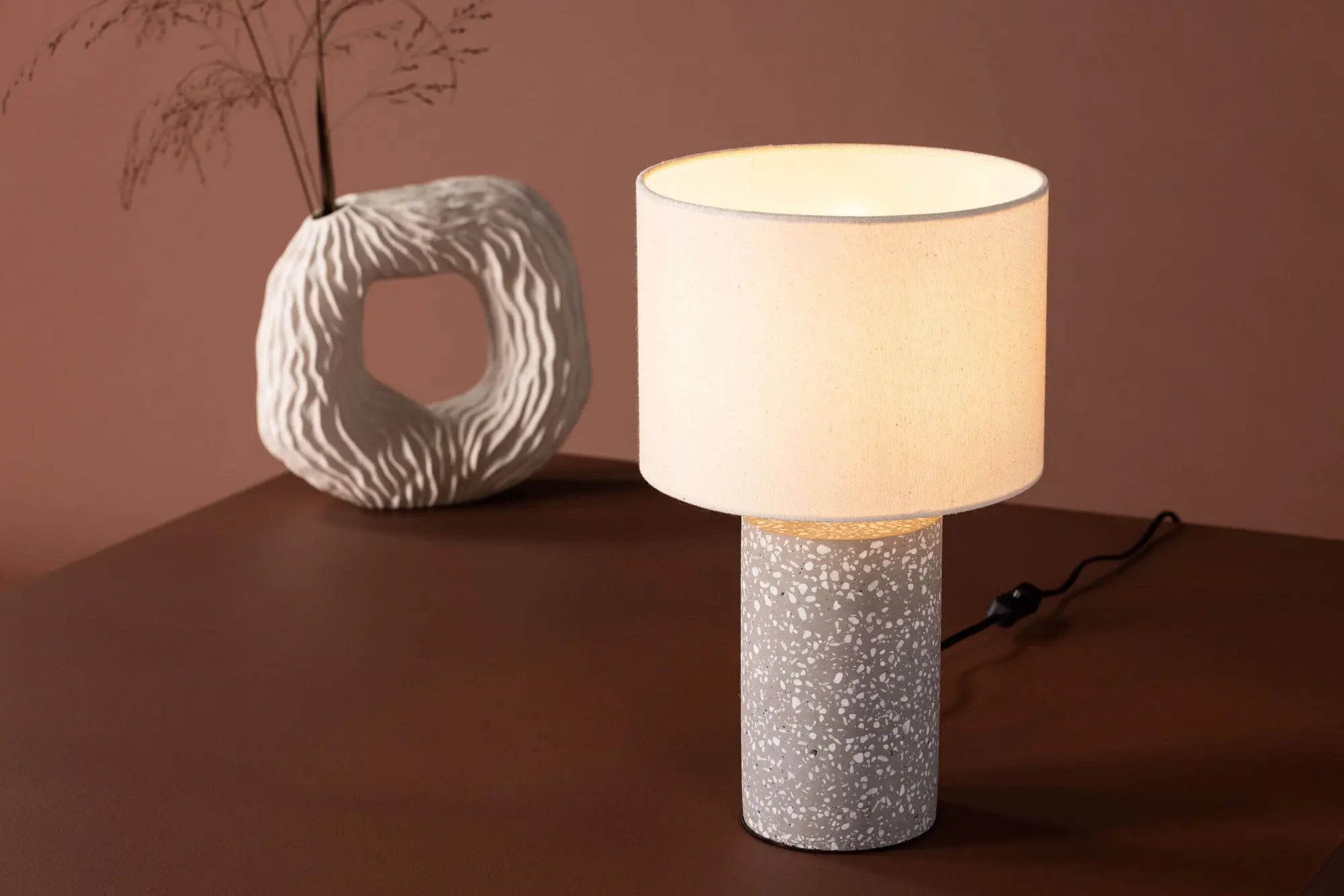 Lampe de table Dijon - 35 x 22 x 22 - Granito