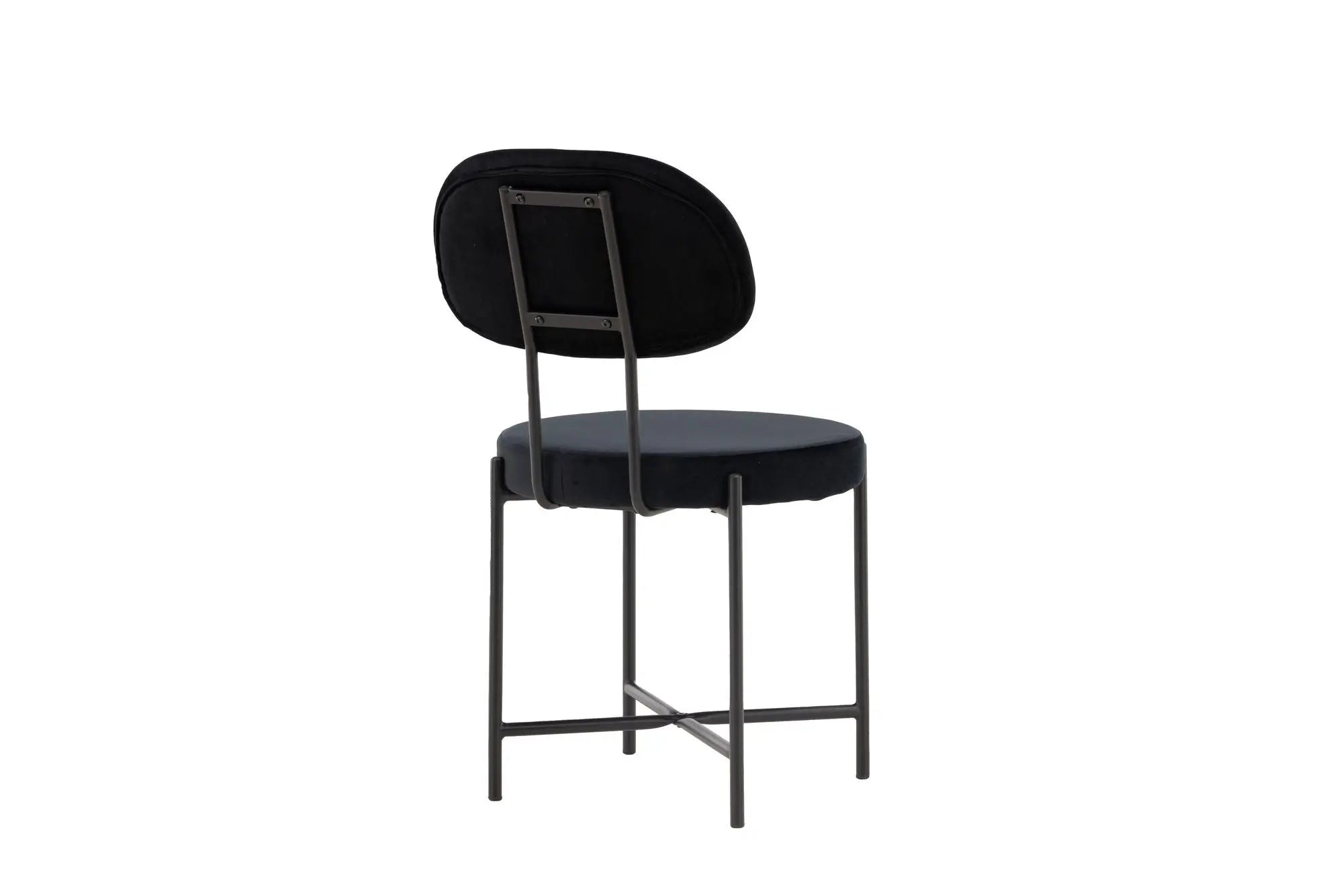 Lot de 2 chaises de salle à manger Stella - 60 x 50 x 89 - Acier