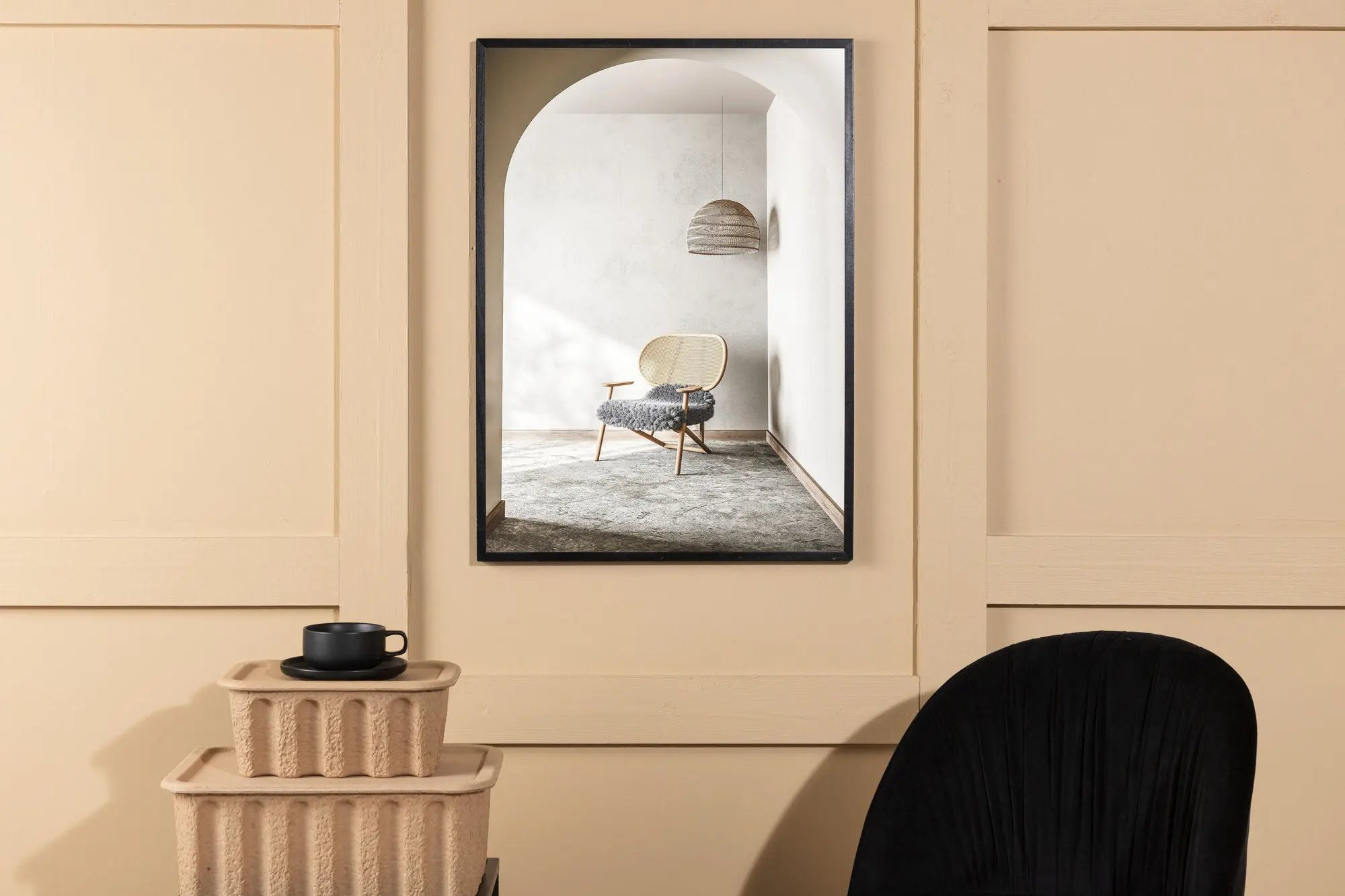 Affiche - Chaise longue - 21 x 30 - Papier
