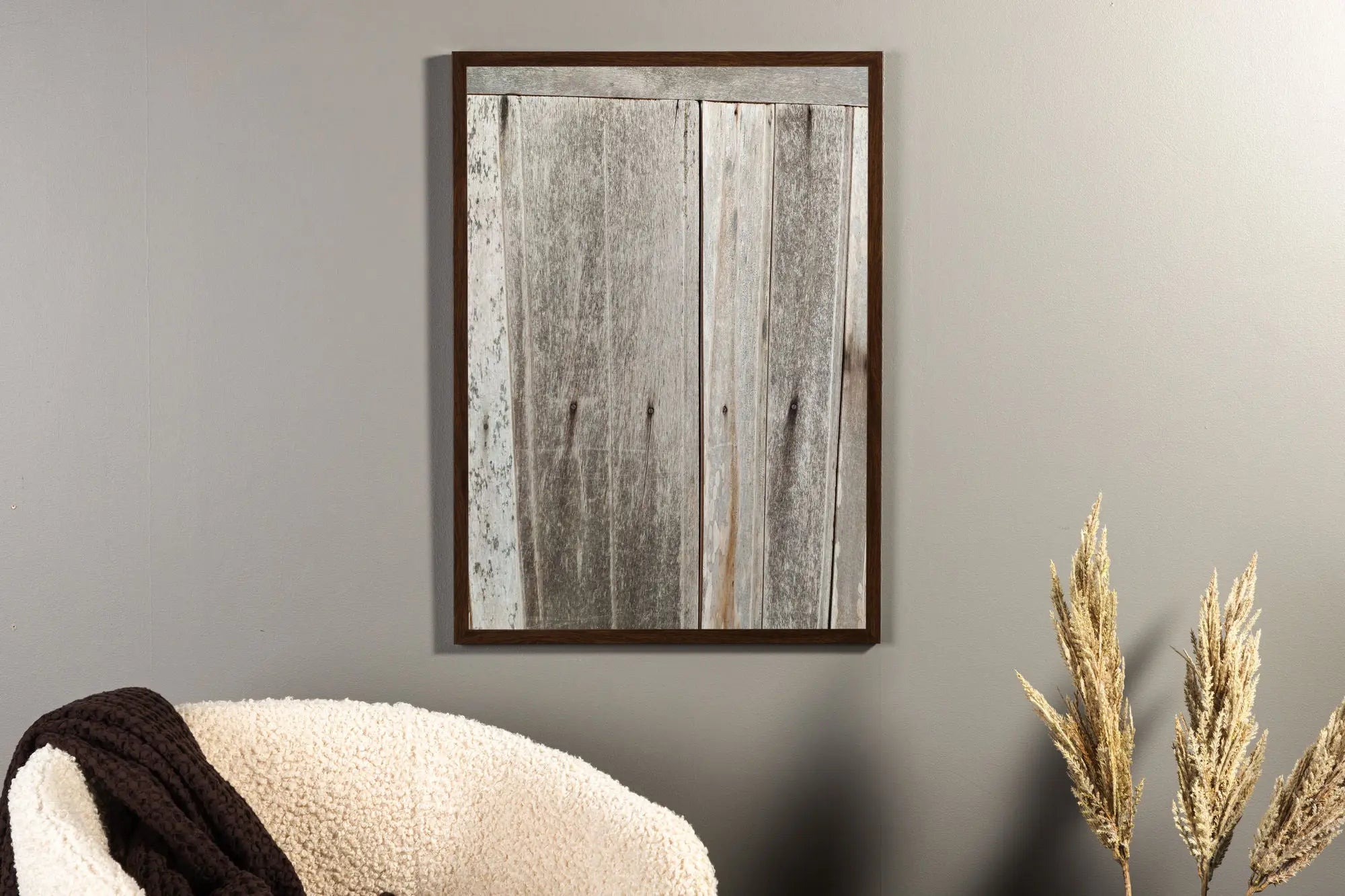 Affiche - Mur en bois - 21 x 30 - Papier
