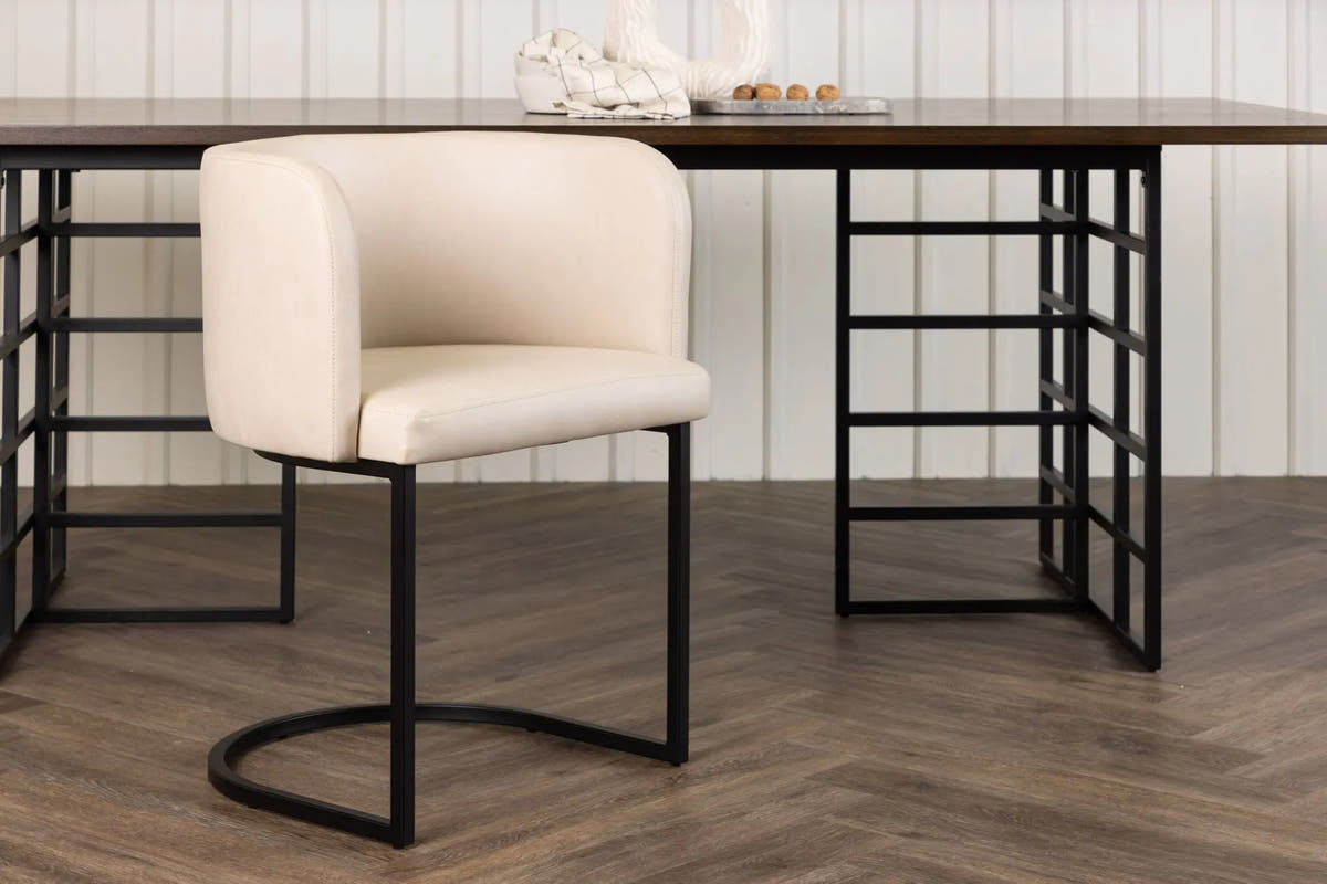 Chaise de salle à manger Simrishamn - 60 x 58 x 75 - Polyester