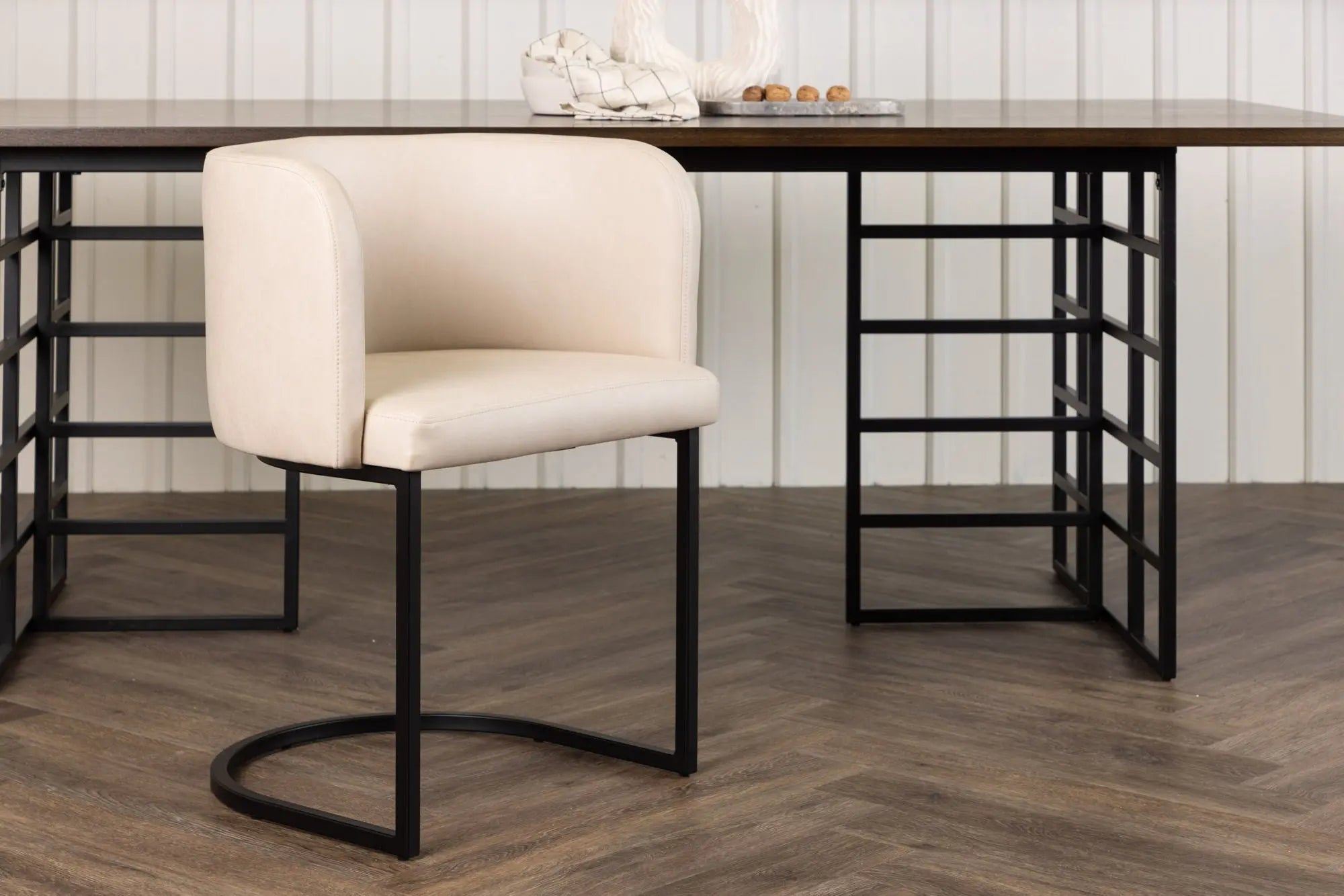 Chaise de salle à manger Simrishamn - 60 x 58 x 75 - Polyester