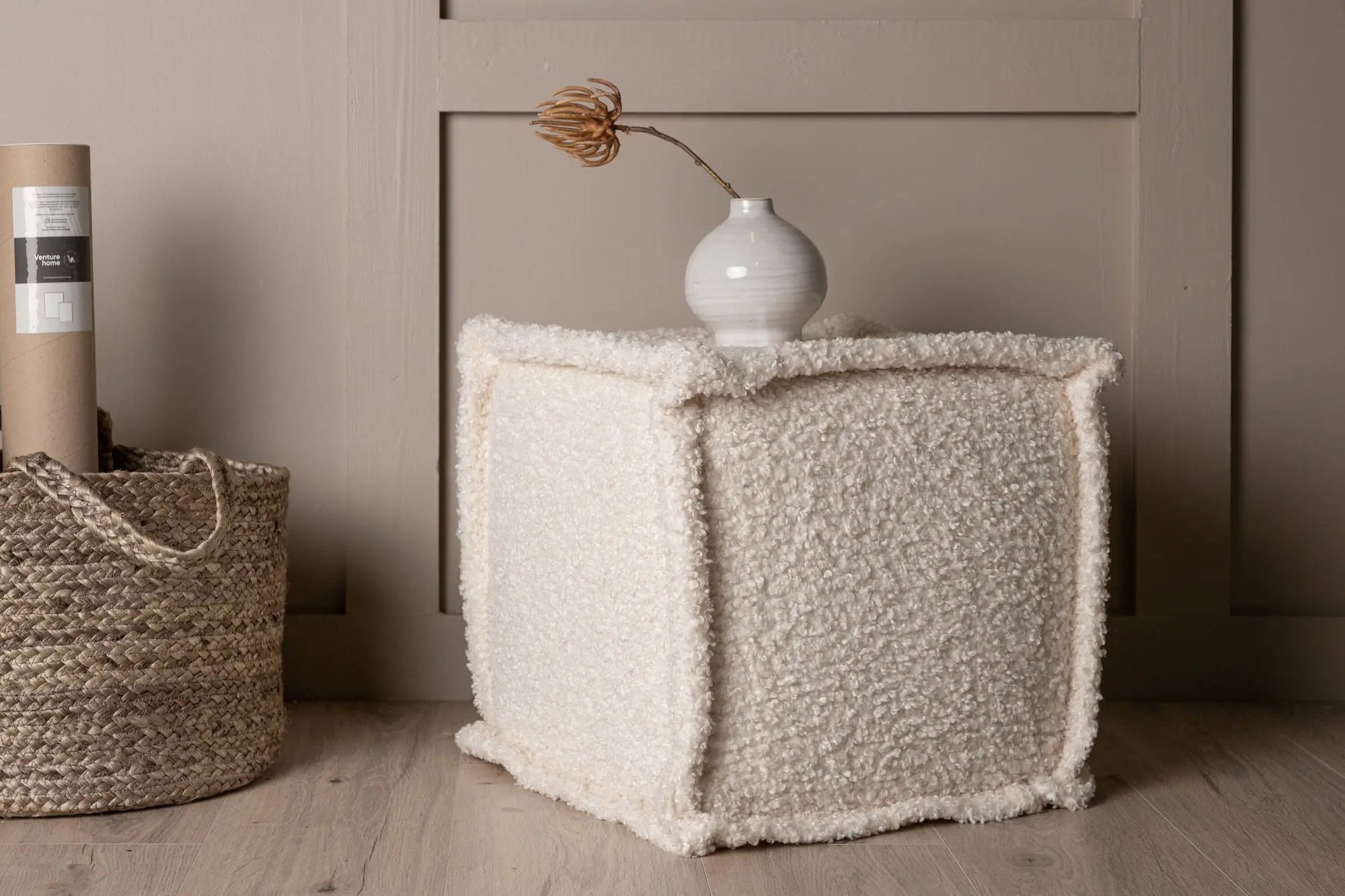Pouf Castine - 40 x 40 x 38 - Polyester