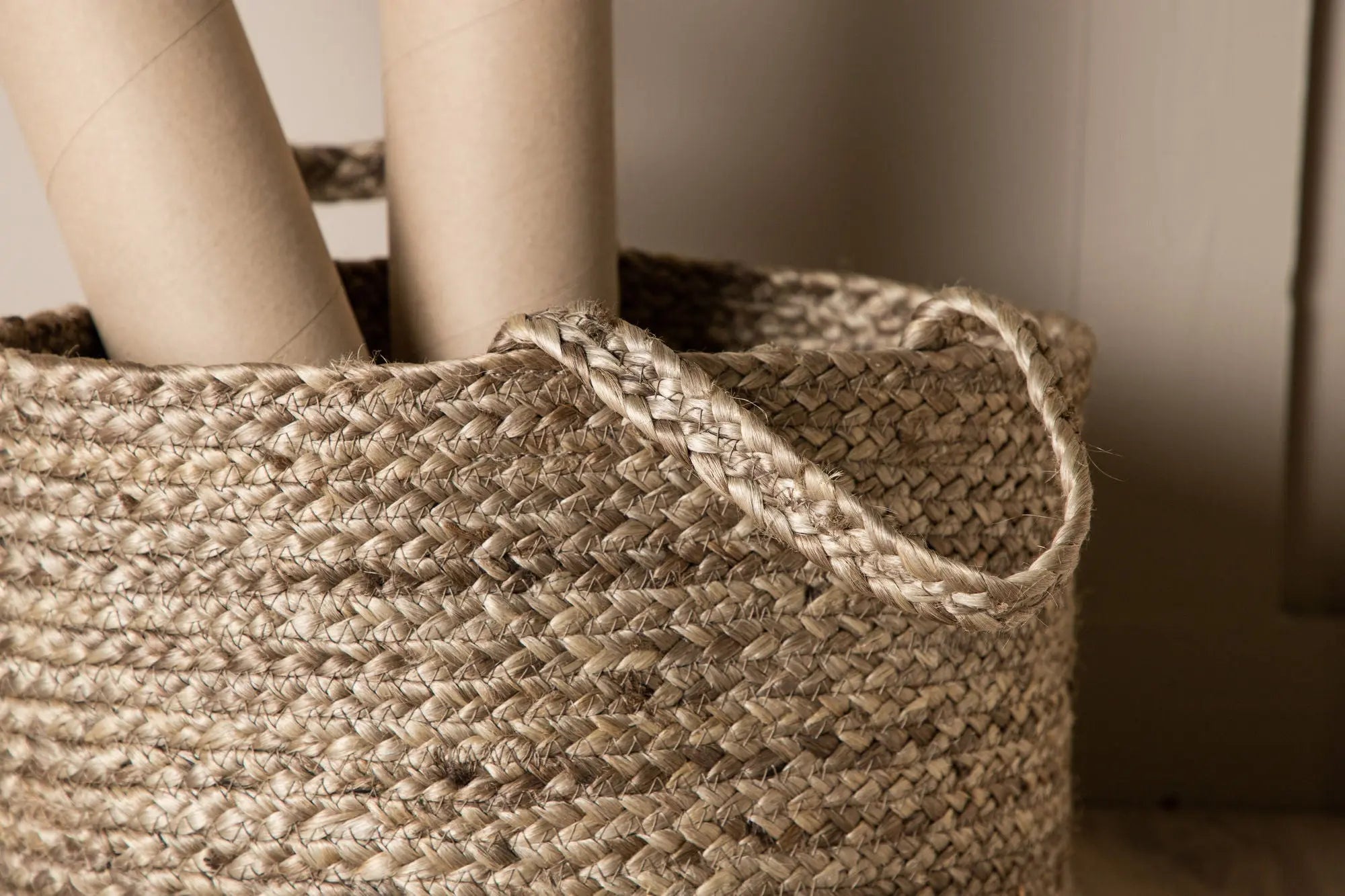 Panier Bhopal - ø35 - Jute