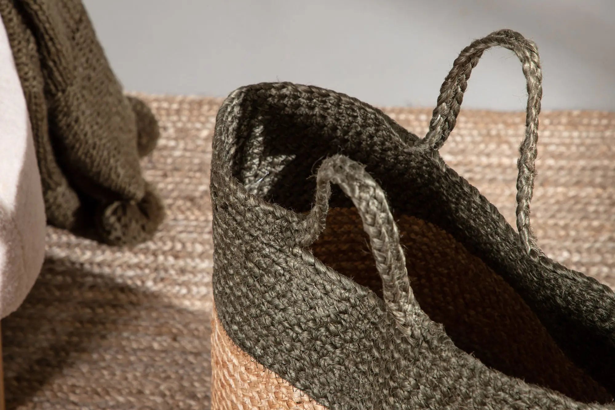 Panier Kanpur - ø35 - Jute