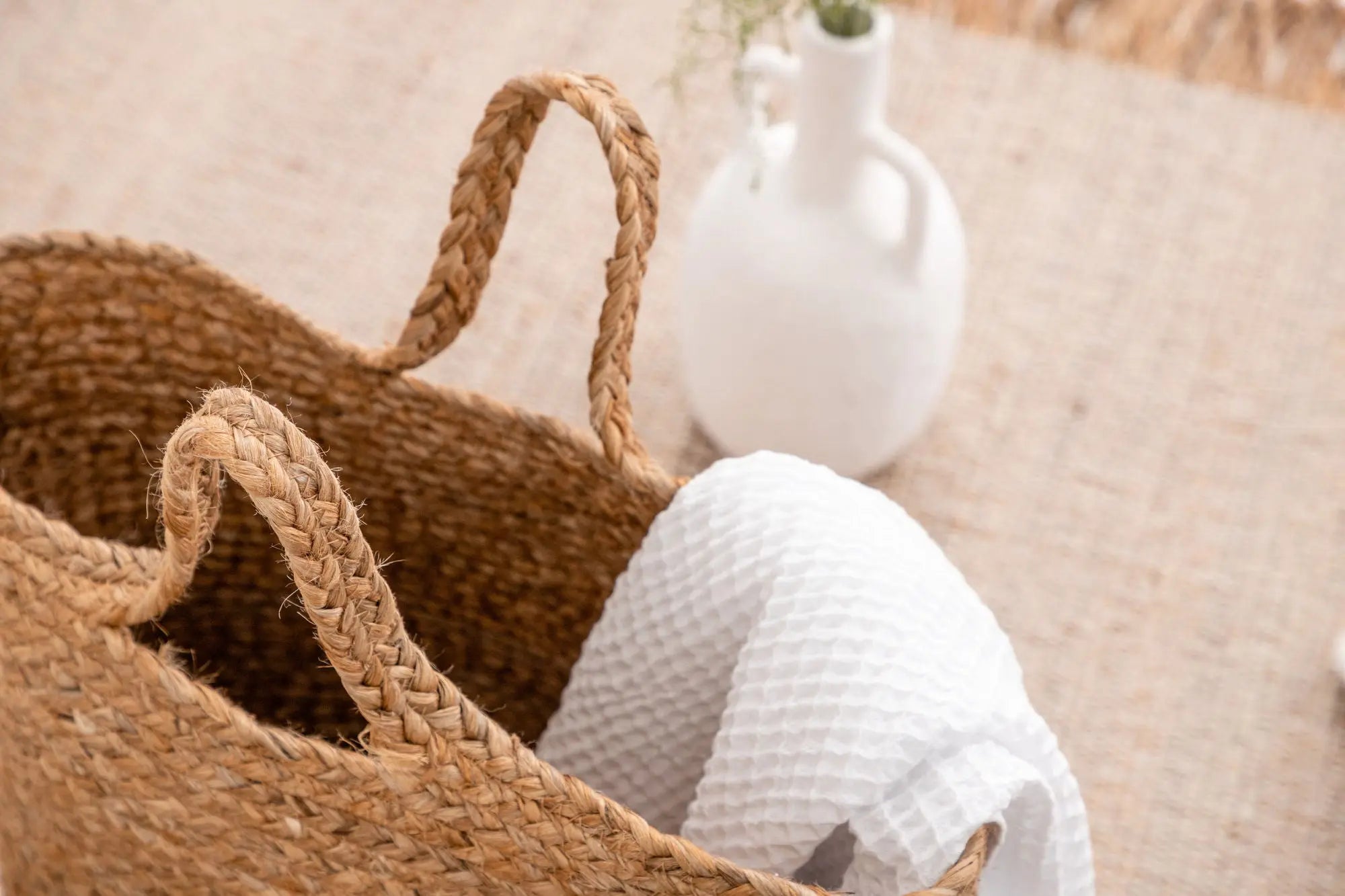 Panier Pune - ø35 - Jute