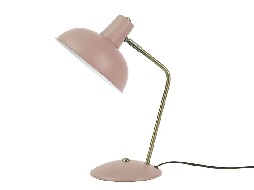 Table lamp Hood iron matt faded pink