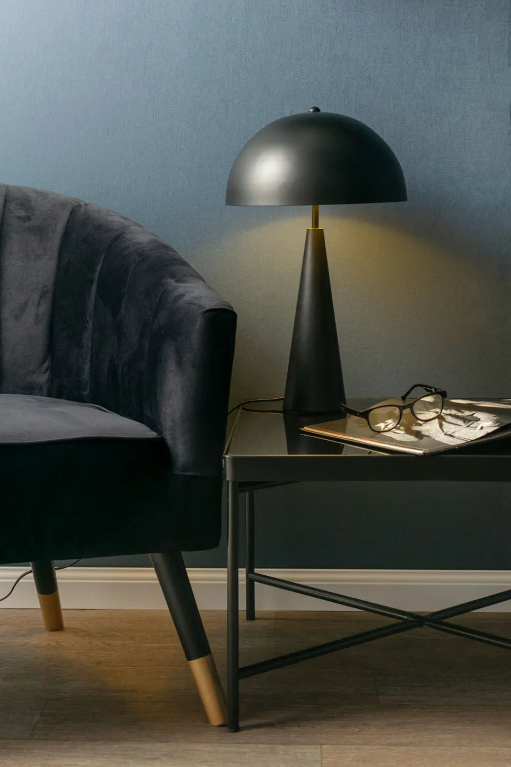 Table Lamp Sublime metal matt black