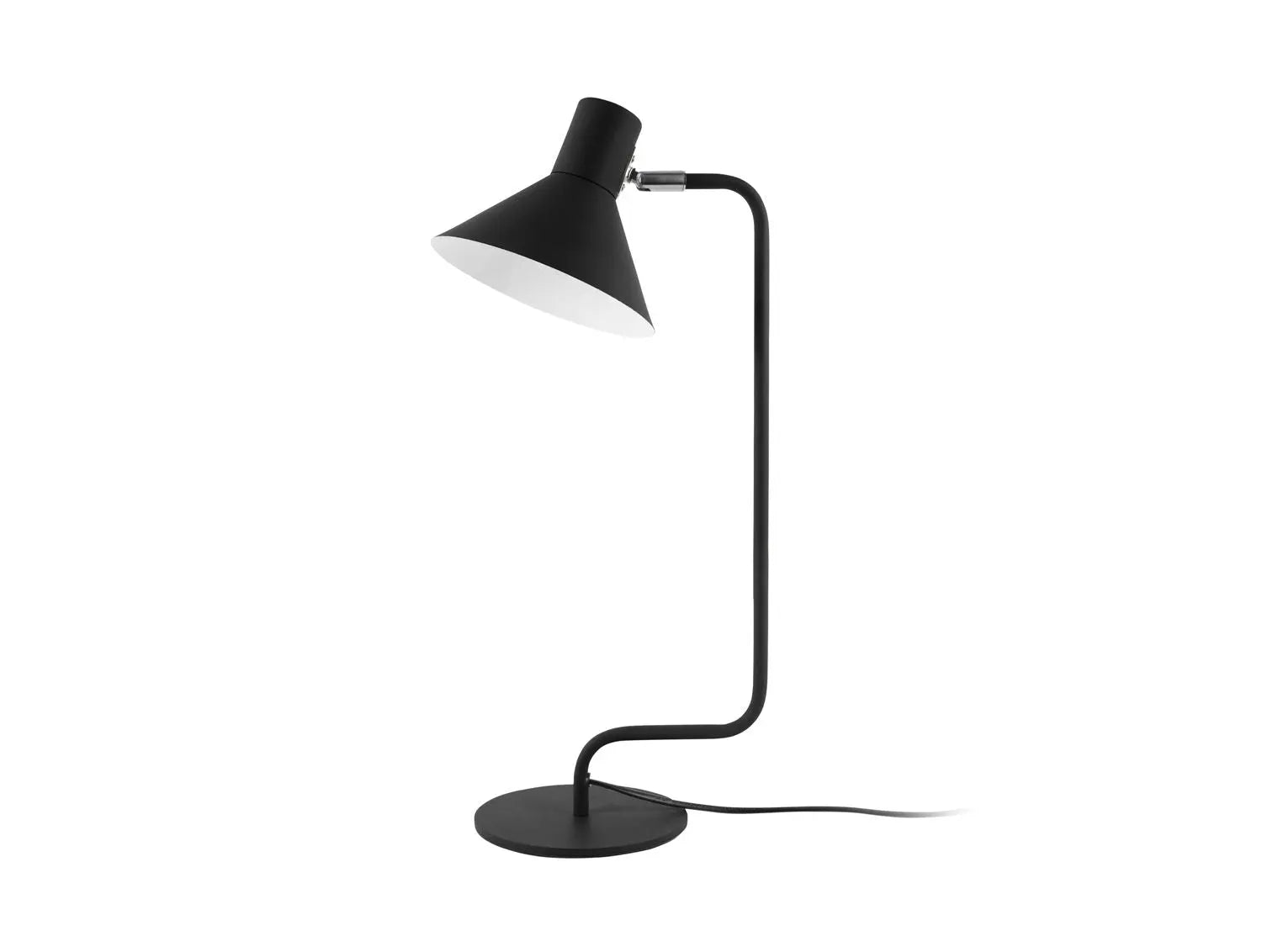 Table lamp Office Curved metal black