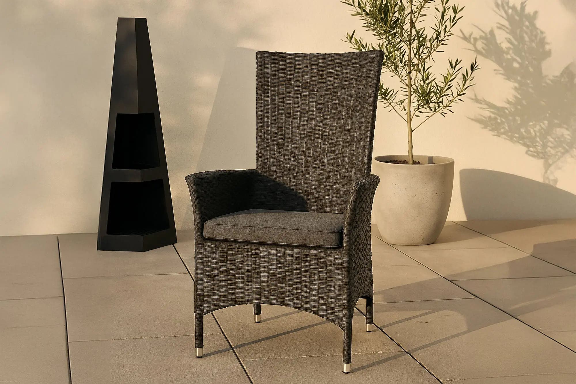 Lot de 2 chaises Padova inclinable  Loome