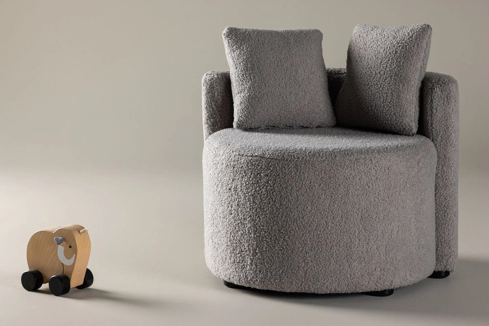 Canapé 2 places Kelso Kids - 59 x 55,5 - Nounours en polyester