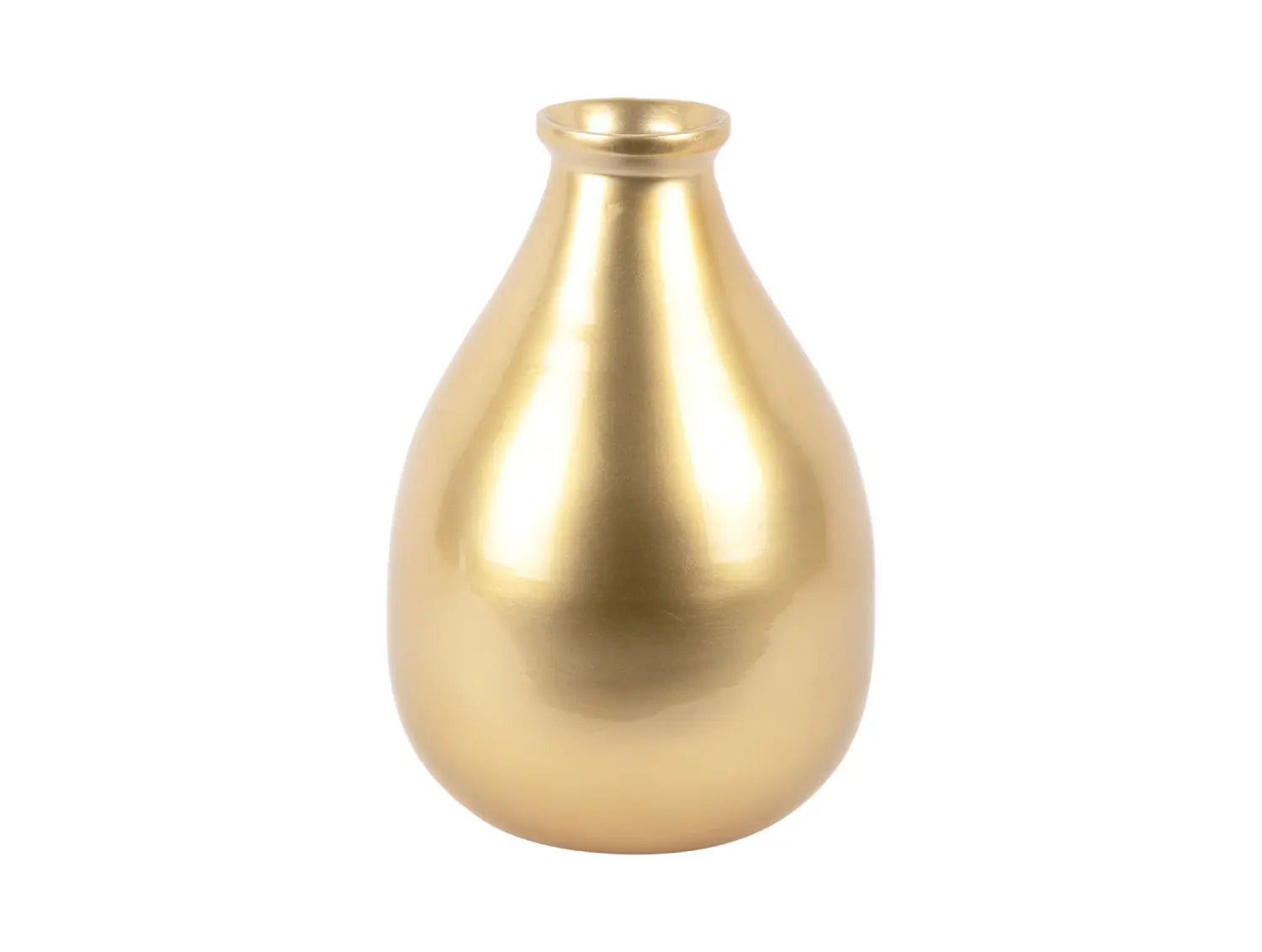 Vase Decente bamboo gold - H 29 cm x D 20
