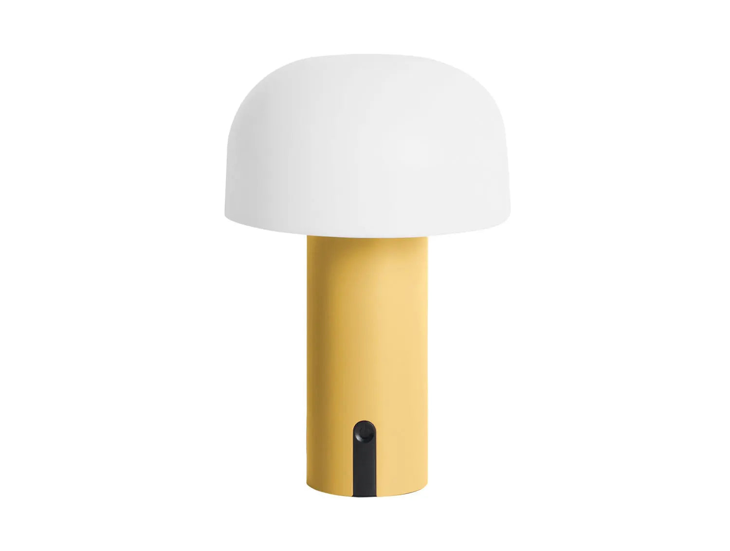 Table lamp Luca iron ochre yellow LED -  L 15 cm x  H 23 cm x P 15
