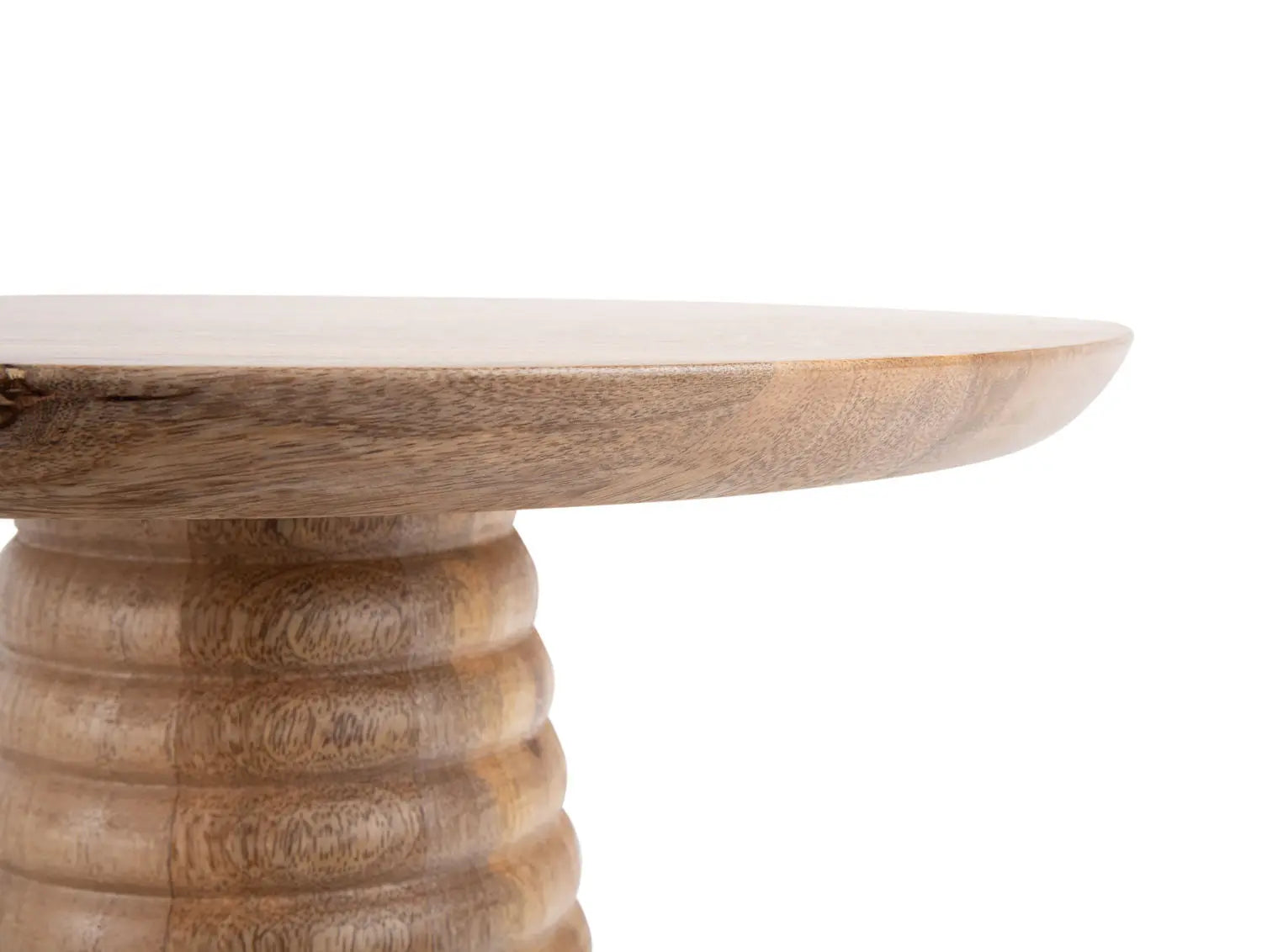 Side table Force layered base large mango wood
