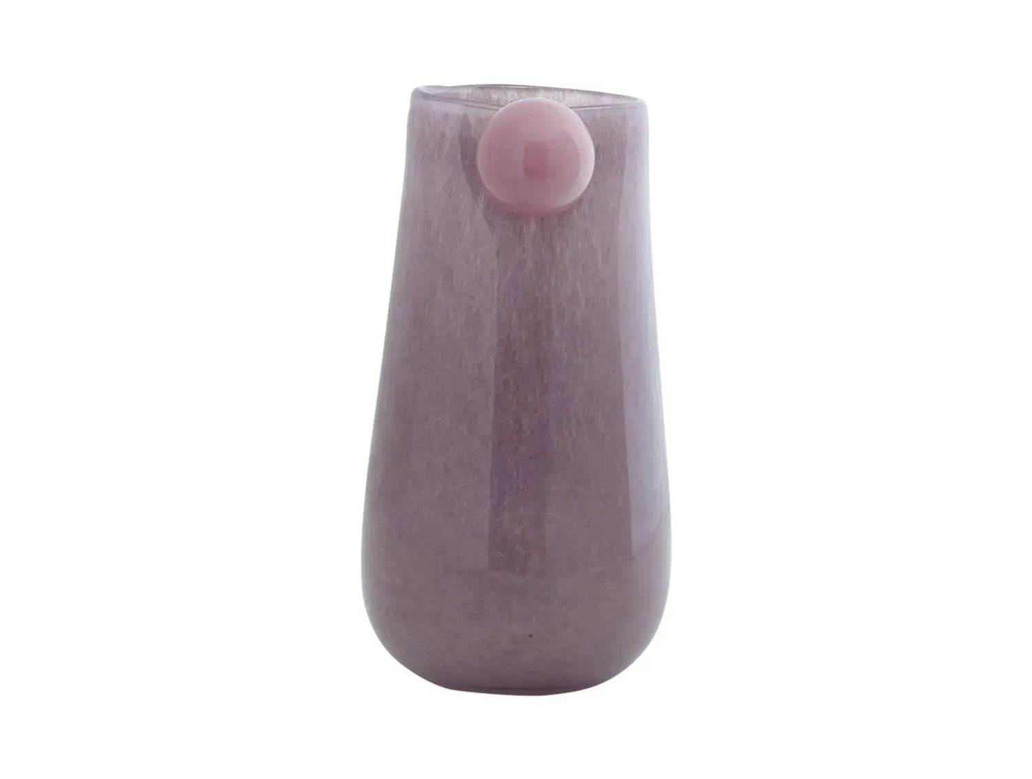 Vase Bolita glass medium soft purple w. soft pink
