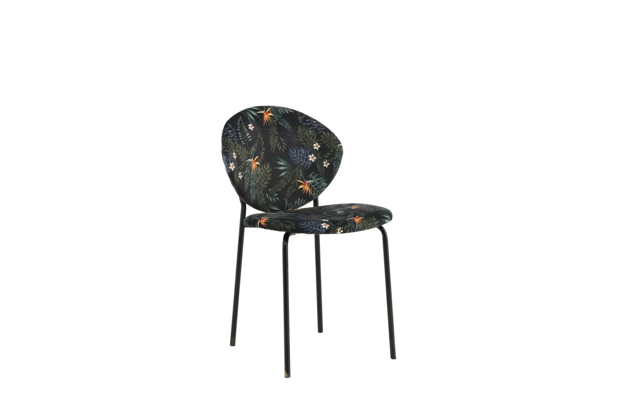Lot de 2 chaises de salle à manger Vault - 62 x 46 x 80 - Polyester